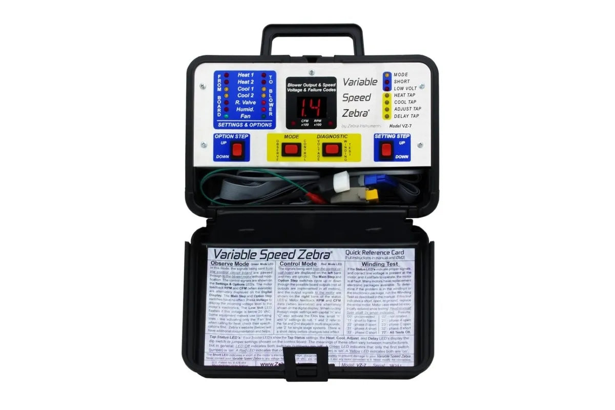 Rheem VZ-7, ECM Motor Tester with Variable Speed