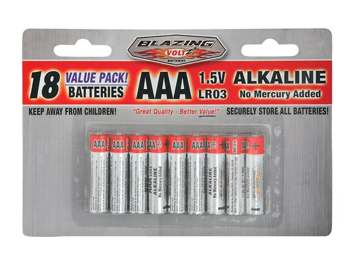 Rheem BV900244, AAA Alkaline Batteries 18 Pack