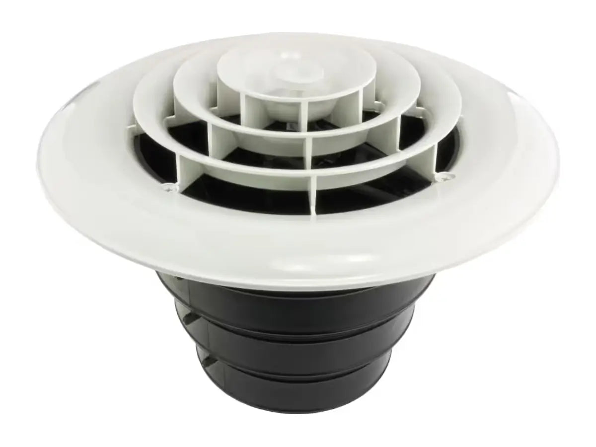 Rheem MV360, Round Grille/Damper Box 8"x8"