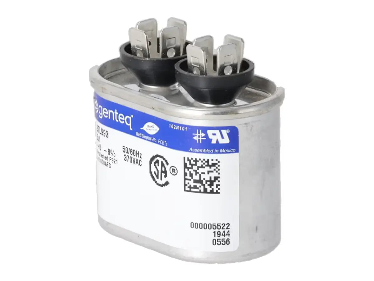 Rheem PD439106, Single Oval Cap 3 uF 370V 1.3