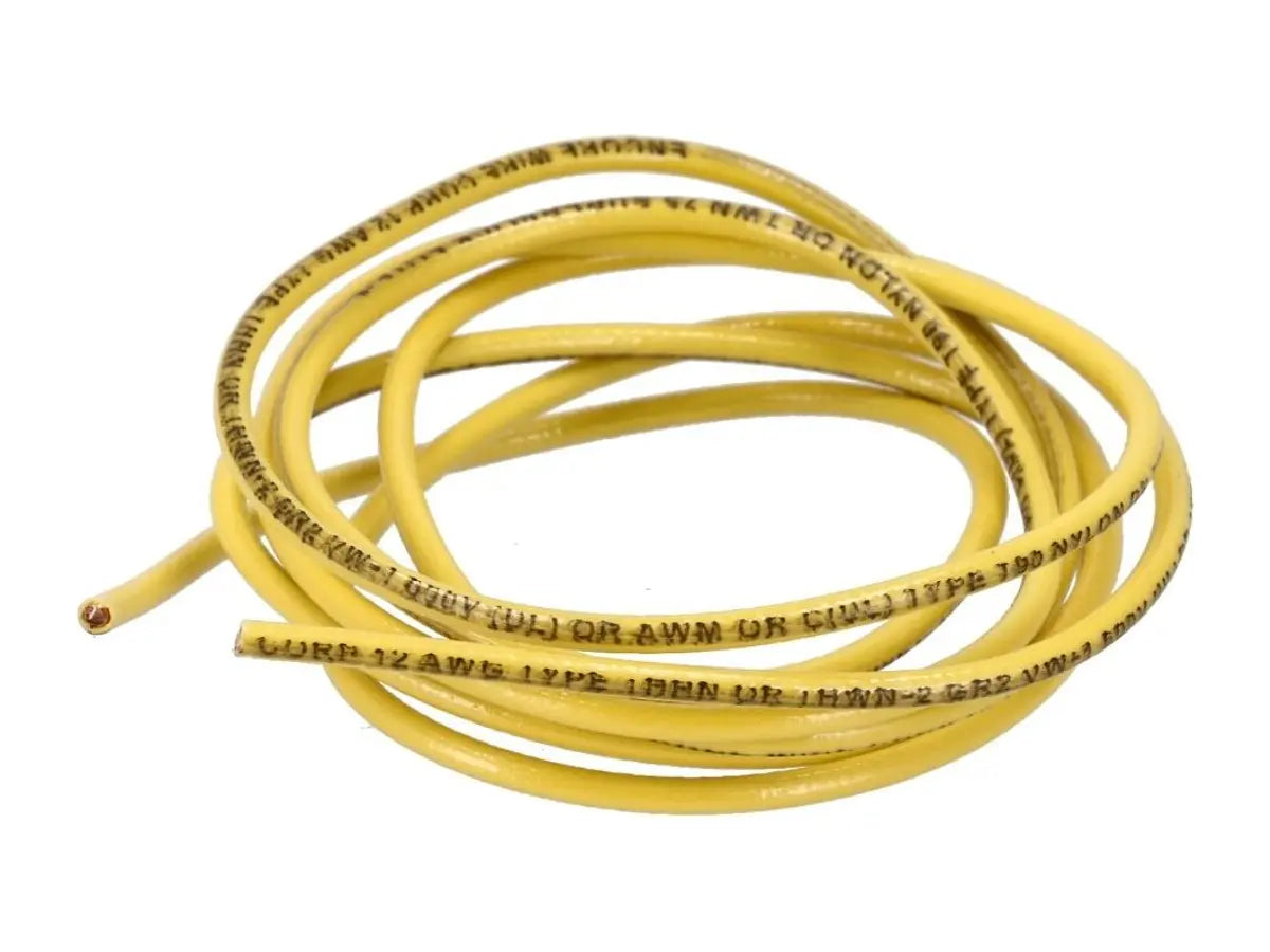 Rheem SP5902F 12 AWG Yellow Wire, 5 ft Length