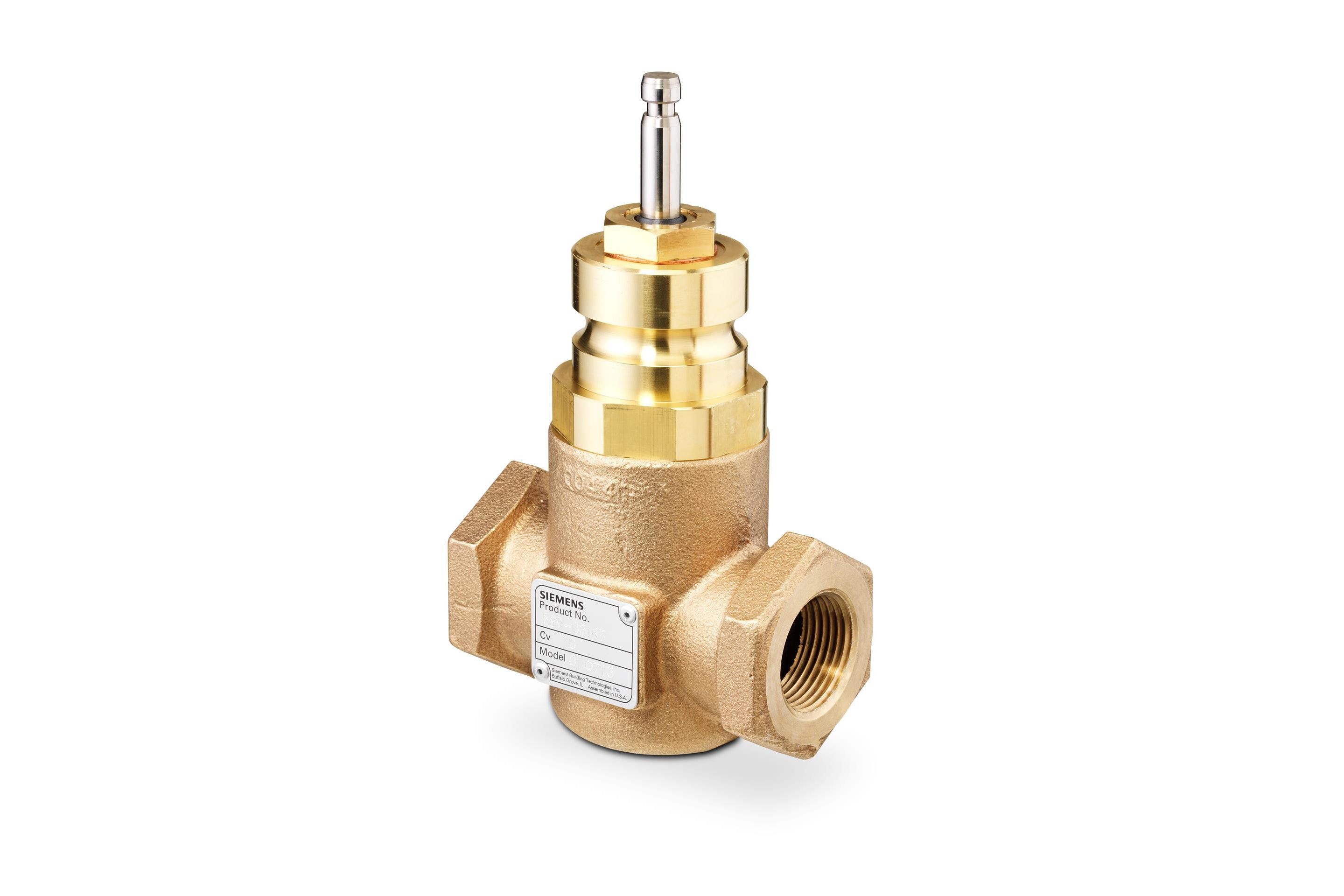 Siemens 599-03001, 1/2" N/O Stainless Steel Linear Valve 1.6Cv