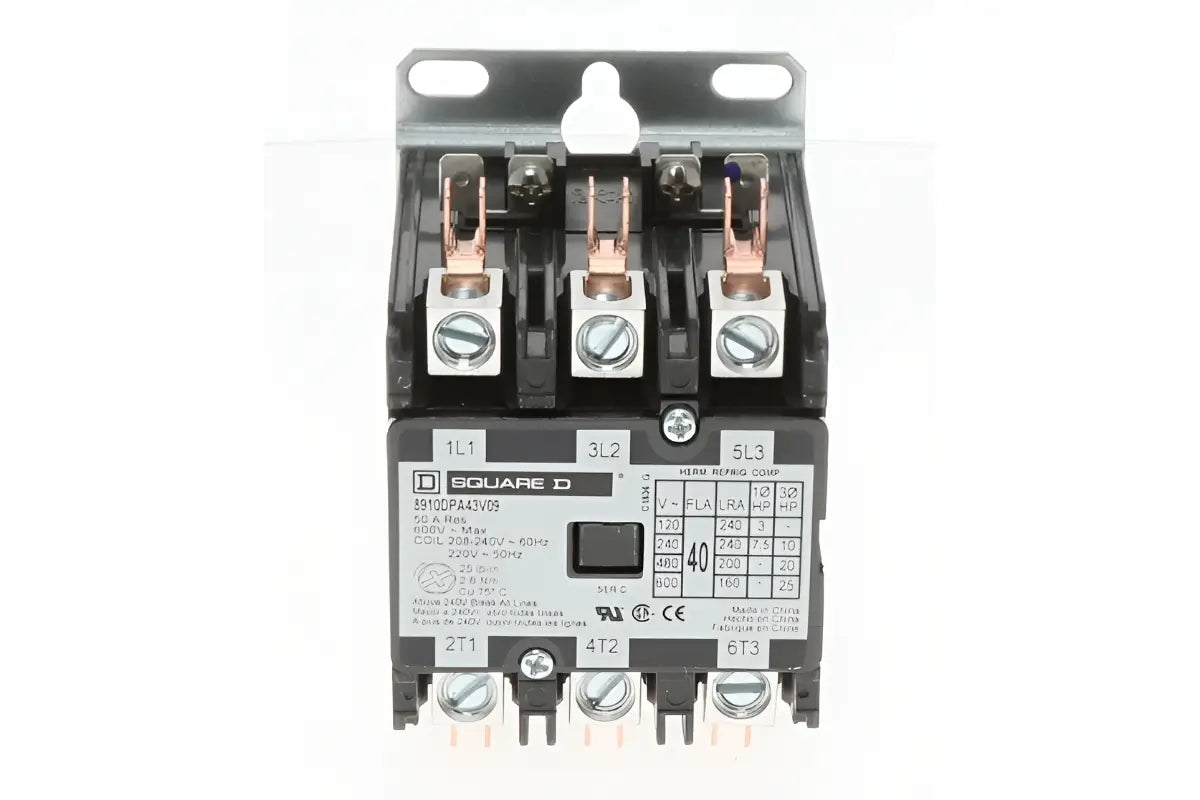 Square D 8910DPA43V09, 208-240V 40 Amp 3 Pole Contactor