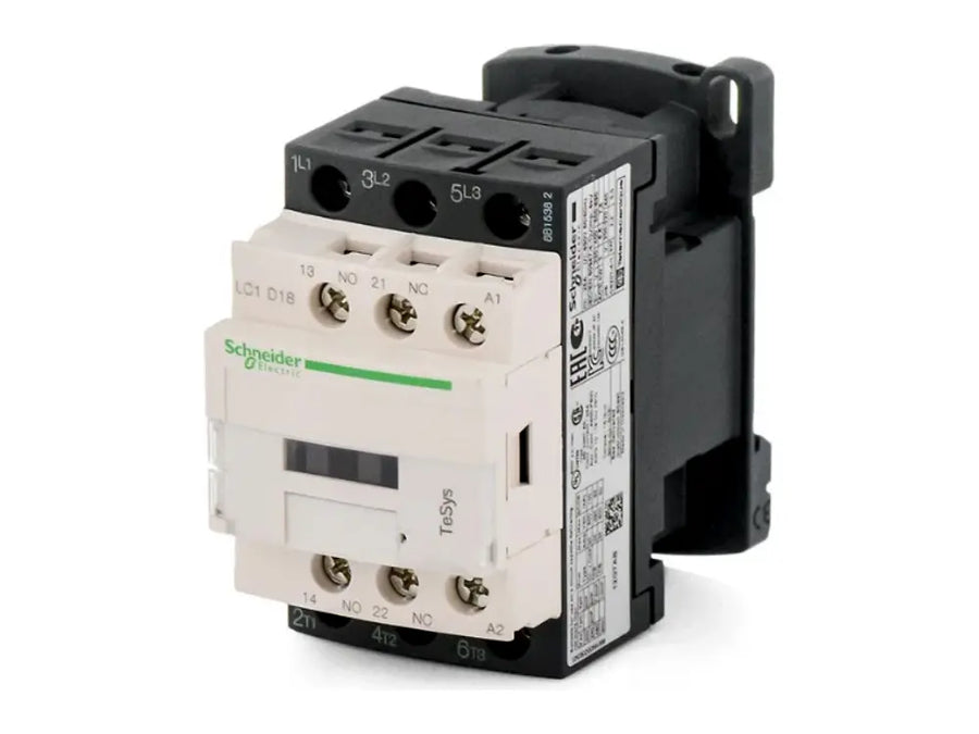 Square D LC1D18G7, 120V 18A 3 Pole Contactor With Auxiliary