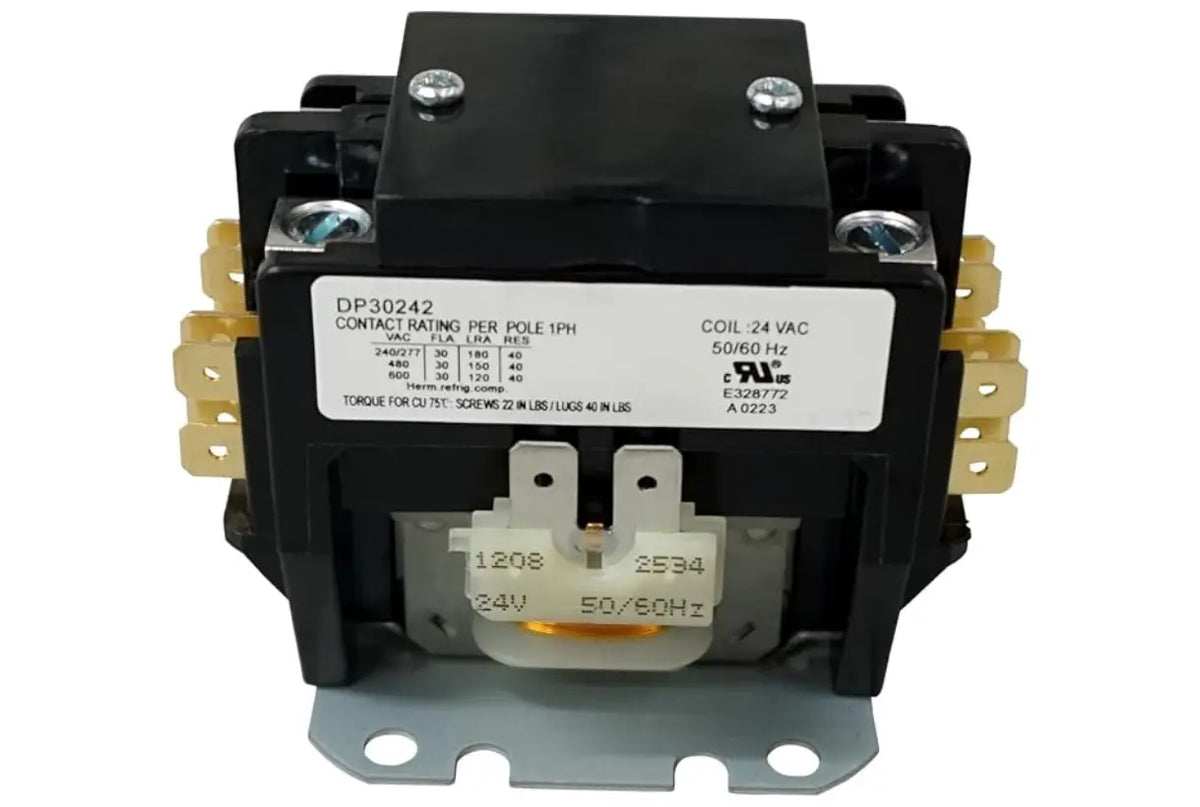 Supco DP30242, Contactor 30 A, 24 V, 2 Pole