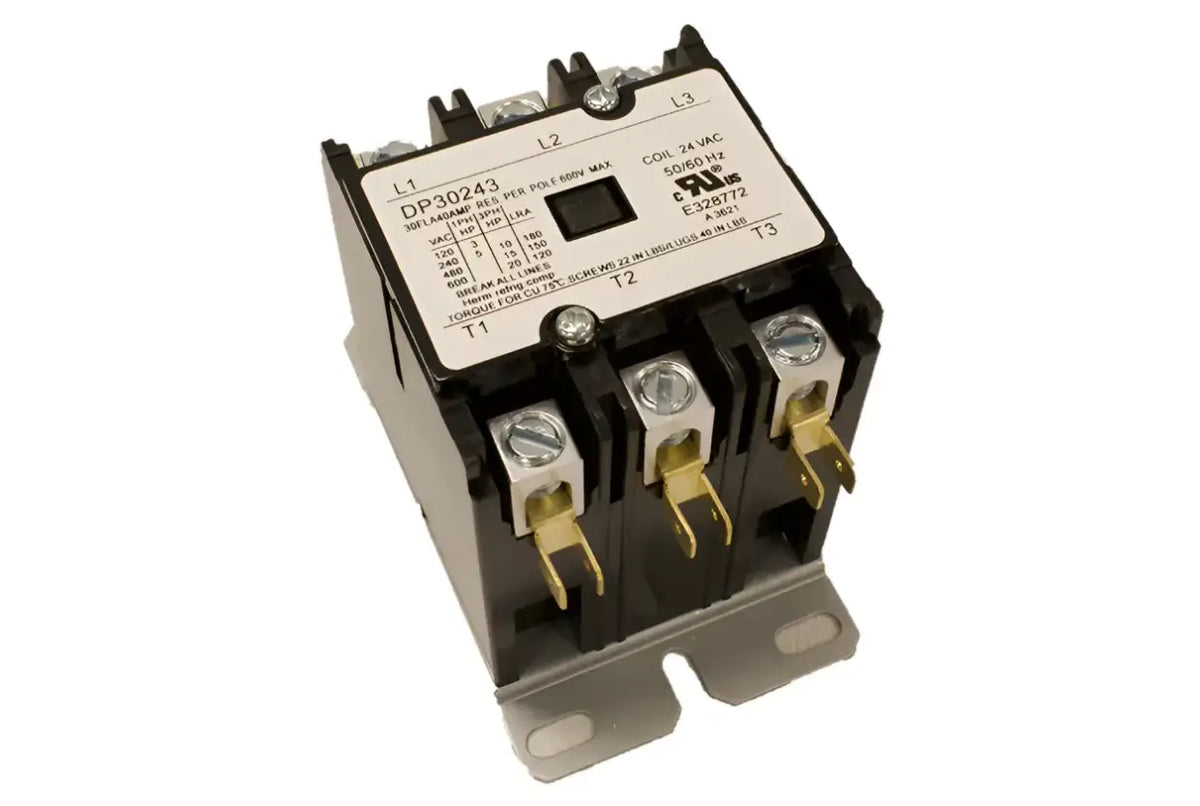 Supco DP30243, Contactor 30A 24V 3 Pole