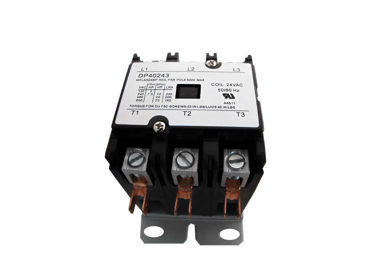 Supco DP40243, Contactor 40 A, 24V, 3 Pole