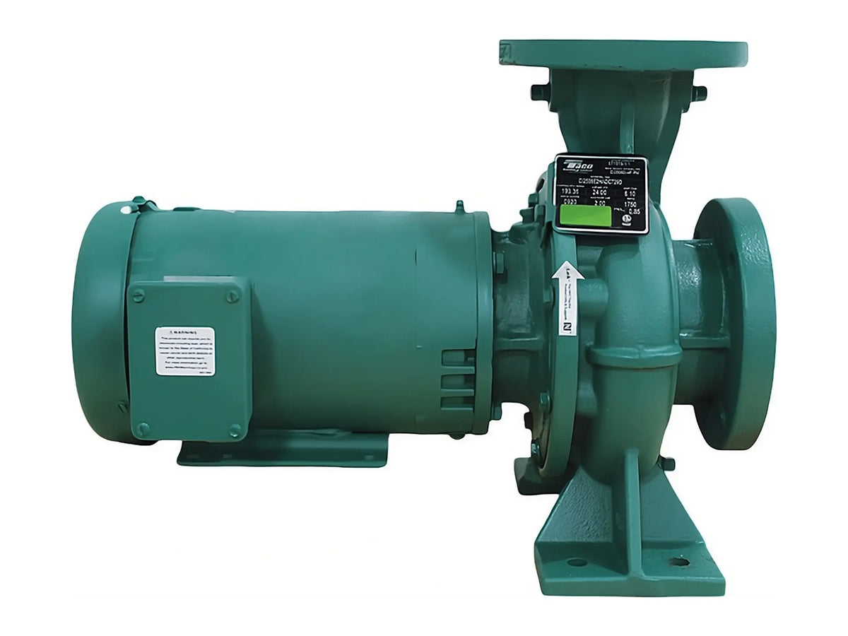 Taco CI6011 End Suction Pump, 8" Suction, 6" Discharge, 11" Impeller, TEFC Motor, 50HP, 1750RPM, 230-460V
