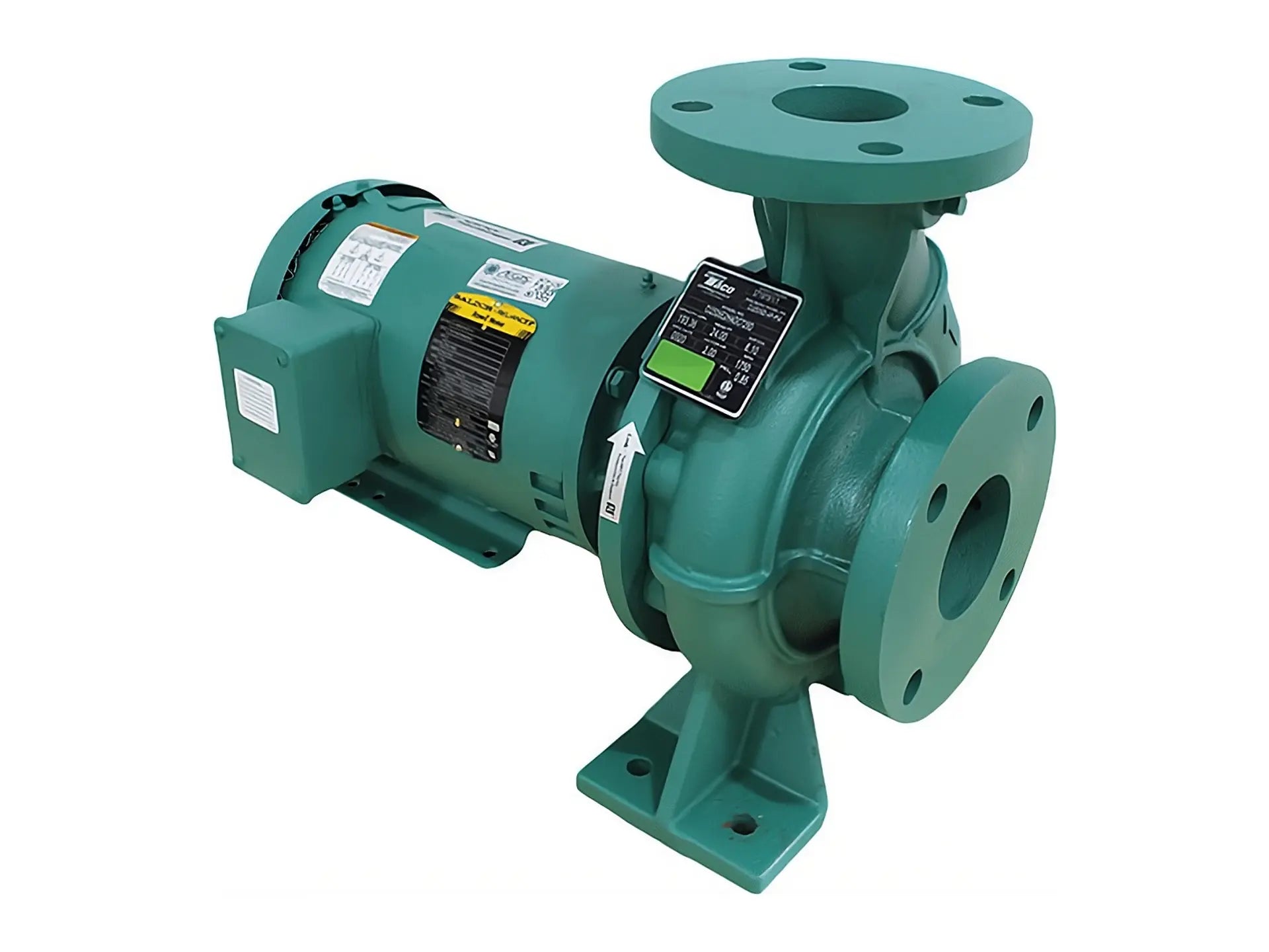 Taco CI6011 End Suction Pump, 8" Suction, 6" Discharge, 11" Impeller, TEFC Motor, 50HP, 1750RPM, 230-460V