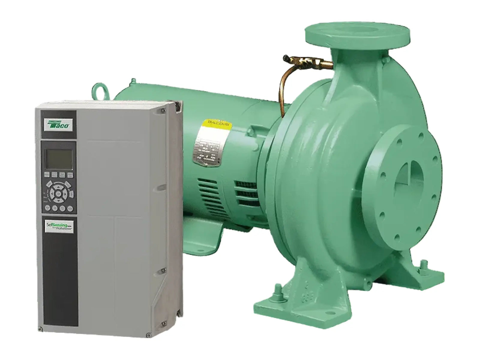 Taco SCI Series Close-Coupled End Suction Pump, ODP Motor, 40HP, 1750RPM, 380-460V, VFD Included