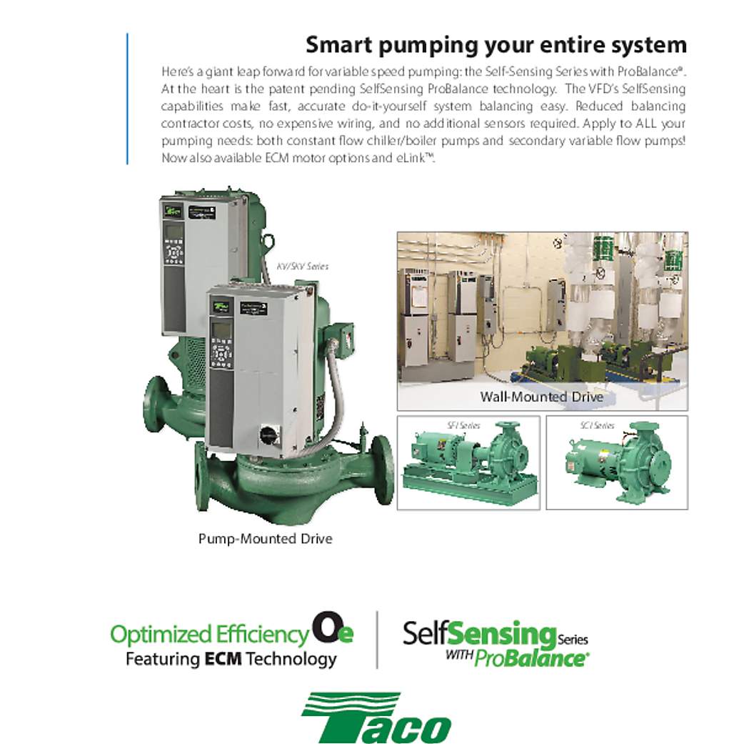 Taco Self Sensing Catalog