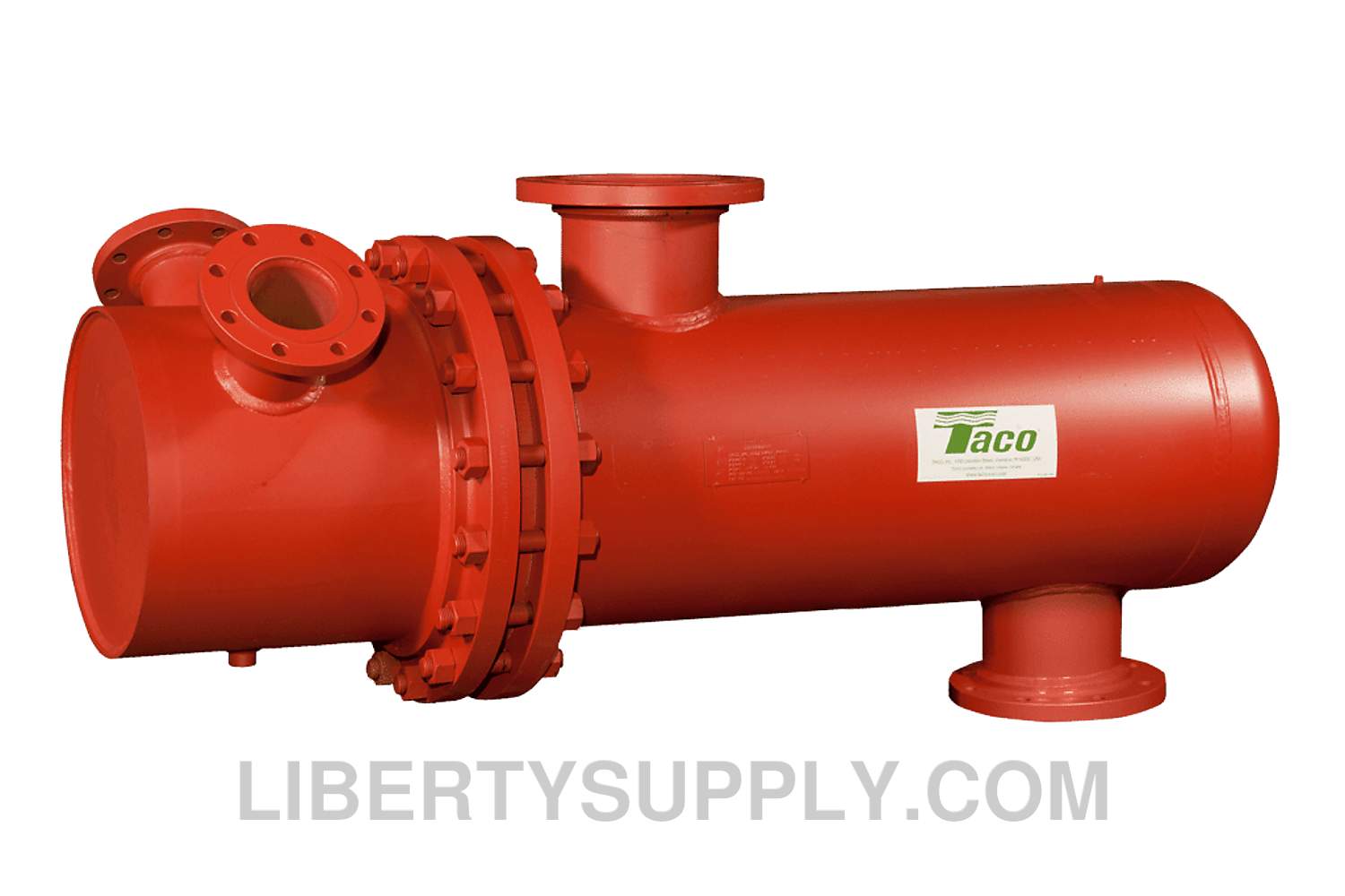 Taco G04212-L4AAWT04, Heat Exchanger, Double Wall, 2 Pass, 4" Pipe, 72" Bundle, Threaded, Cupro-Nickel
