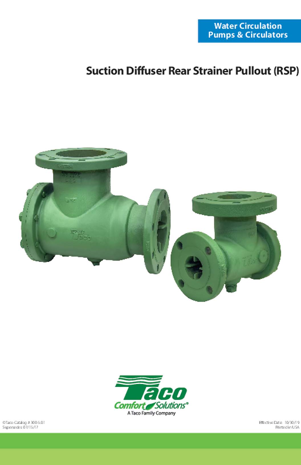 Taco Suction Diffusers Catalog