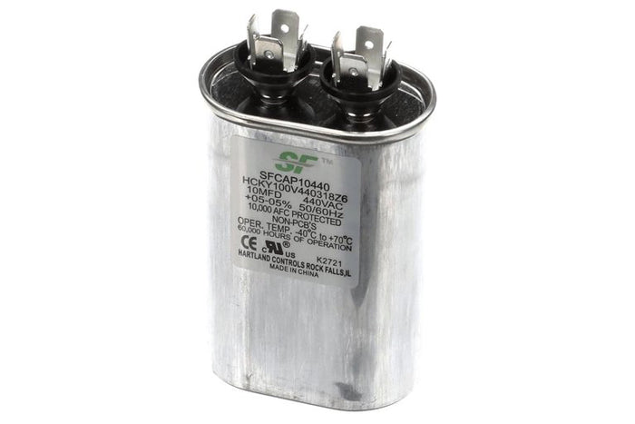 Trane SFCAP10440, 10 MFD 370/440V Oval Run Capacitor