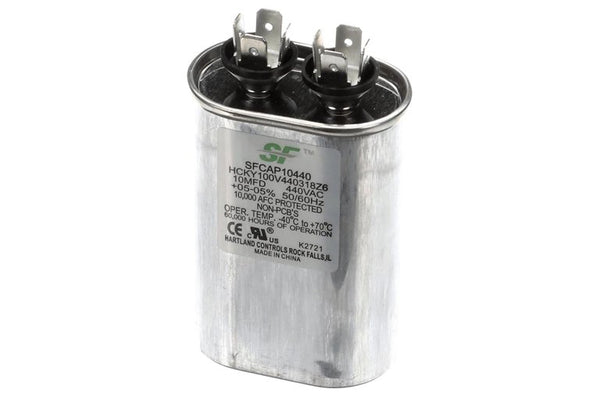 Trane SFCAP10440 10MFD, 370/440V, Oval Run Capacitor