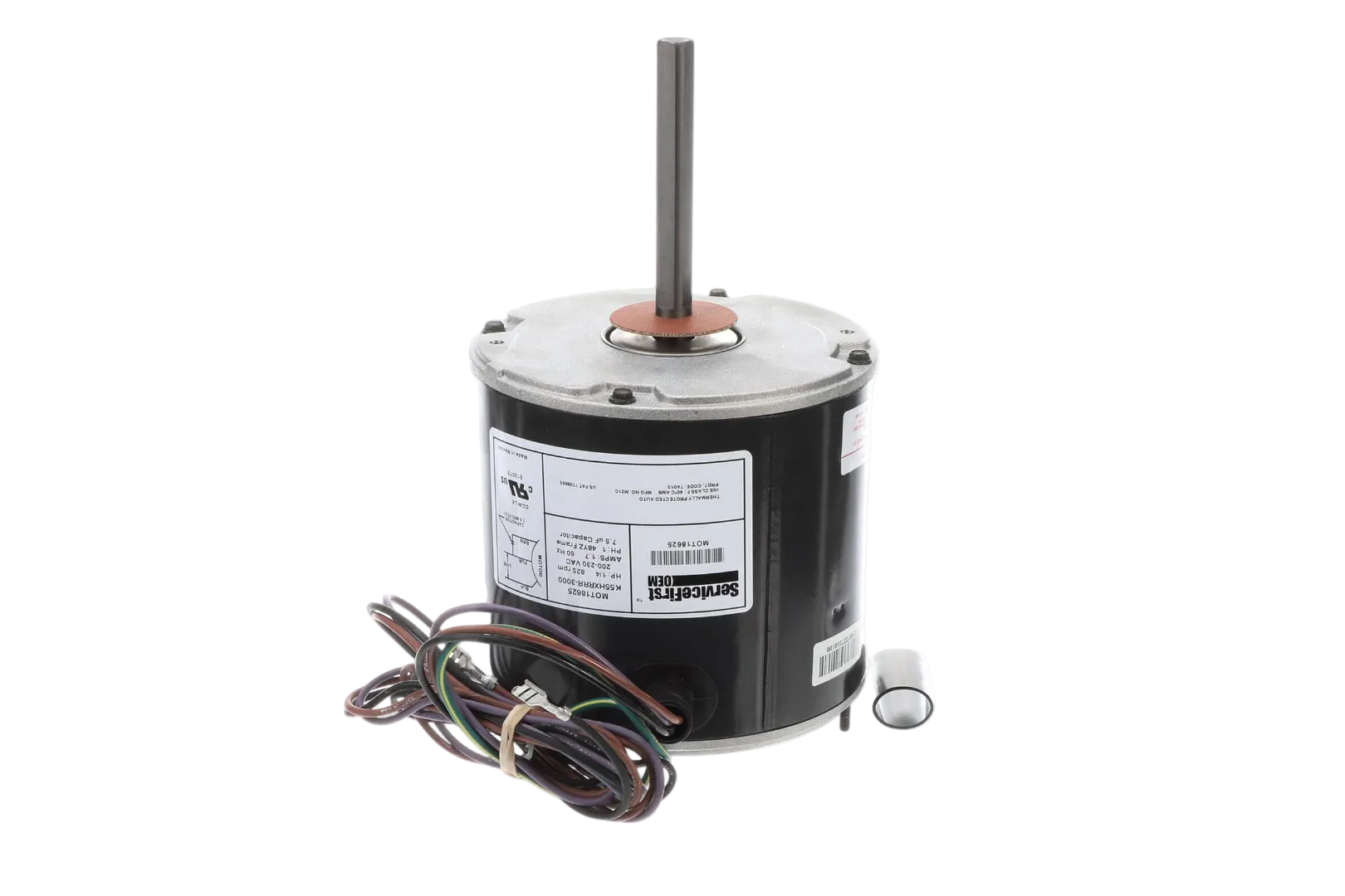 Trane MOT18625, 1/4HP 200-230V 825RPM 48 Motor