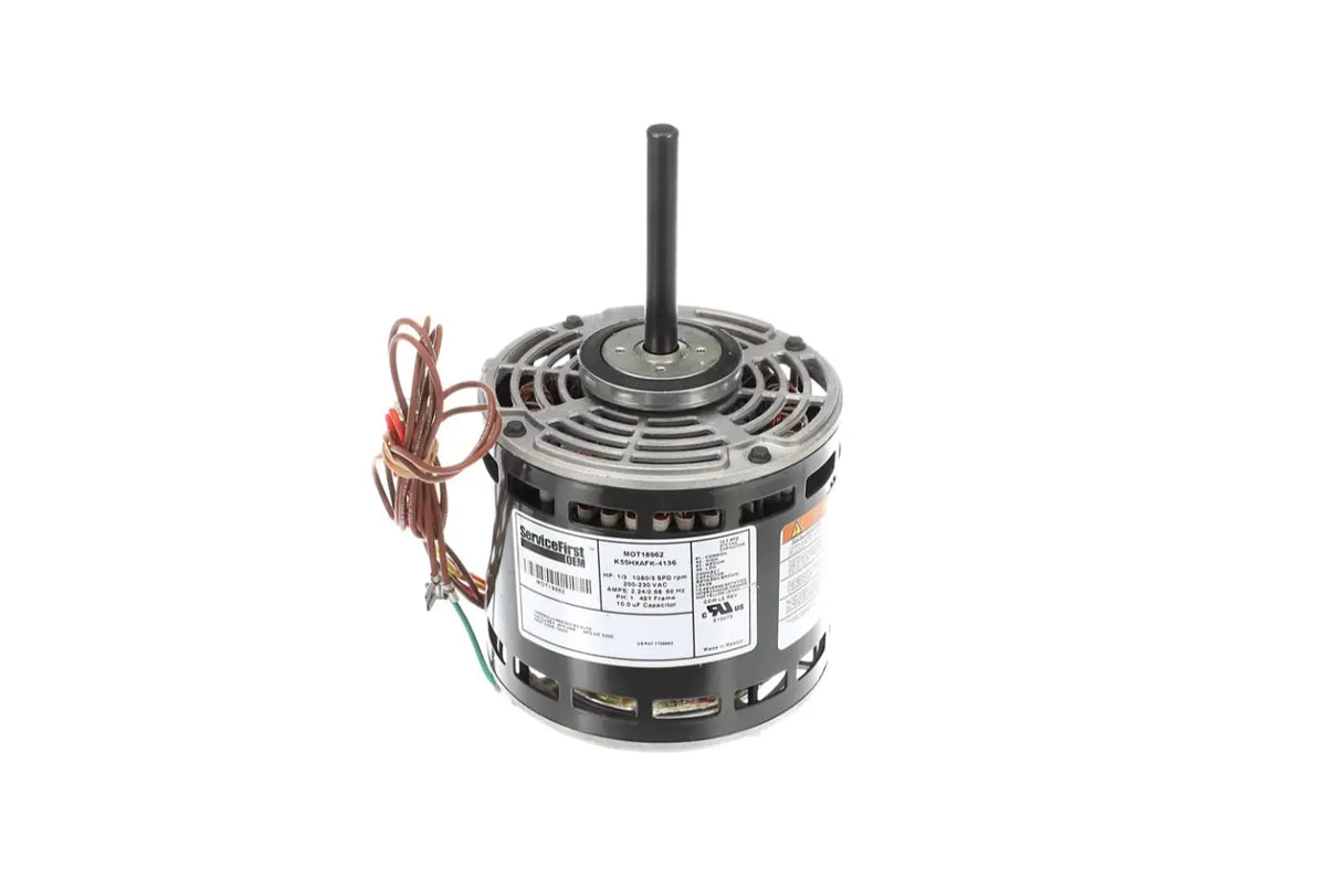 Trane MOT18962 1/3HP,200-230V,1080RPM,3 Speed
