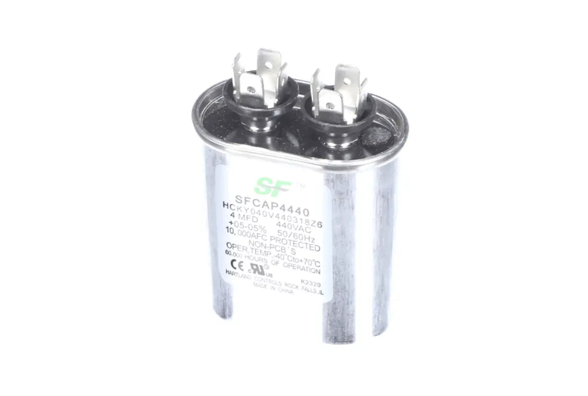 Trane SFCAP4440, 4 MFD 370/440V Oval Run Capacitor