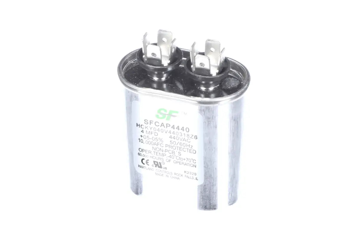 Trane SFCAP4440, 4 MFD 370/440V Oval Run Capacitor
