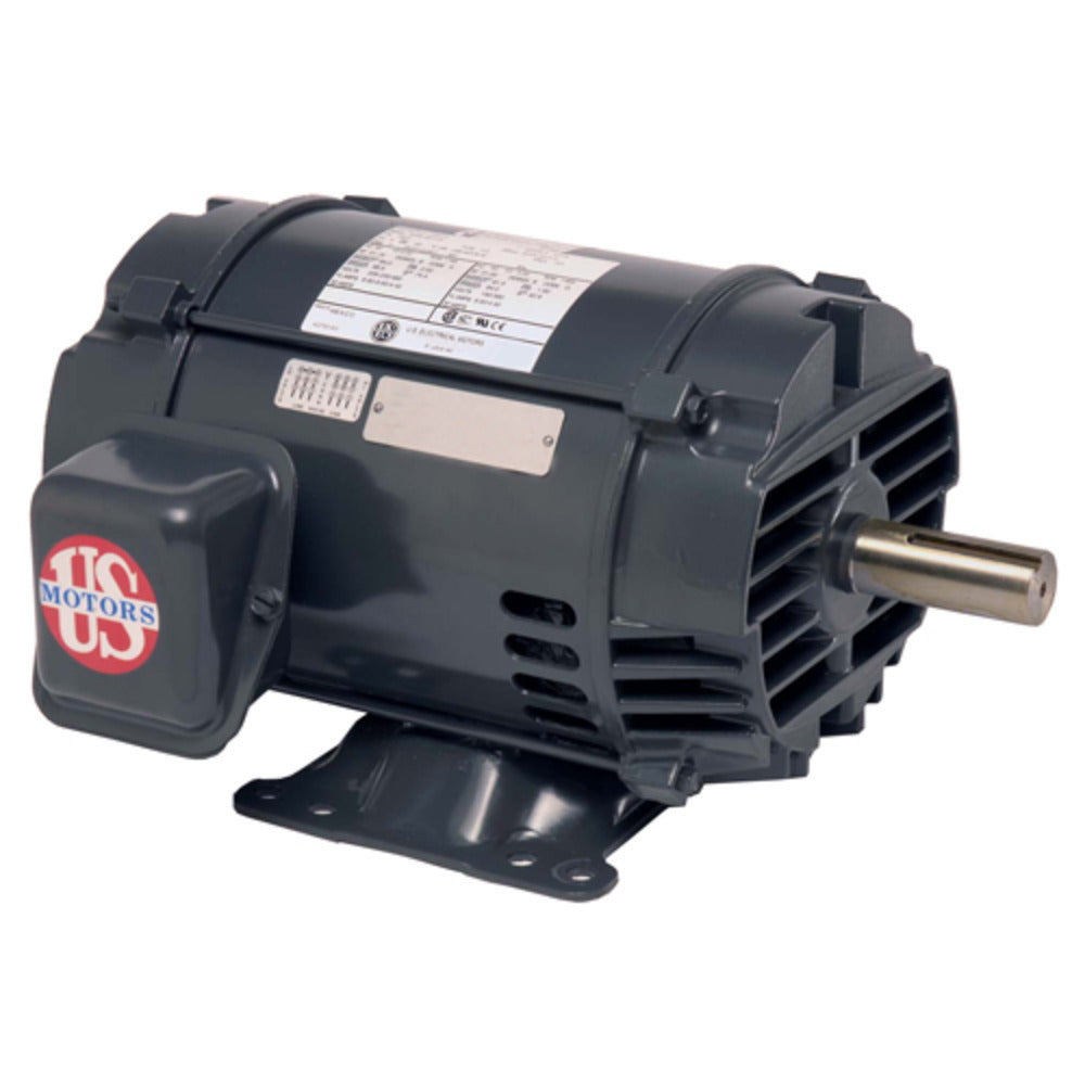 US Motors D2P2D, 2 HP Motor, 1745/1420 RPM, 208-230/460V