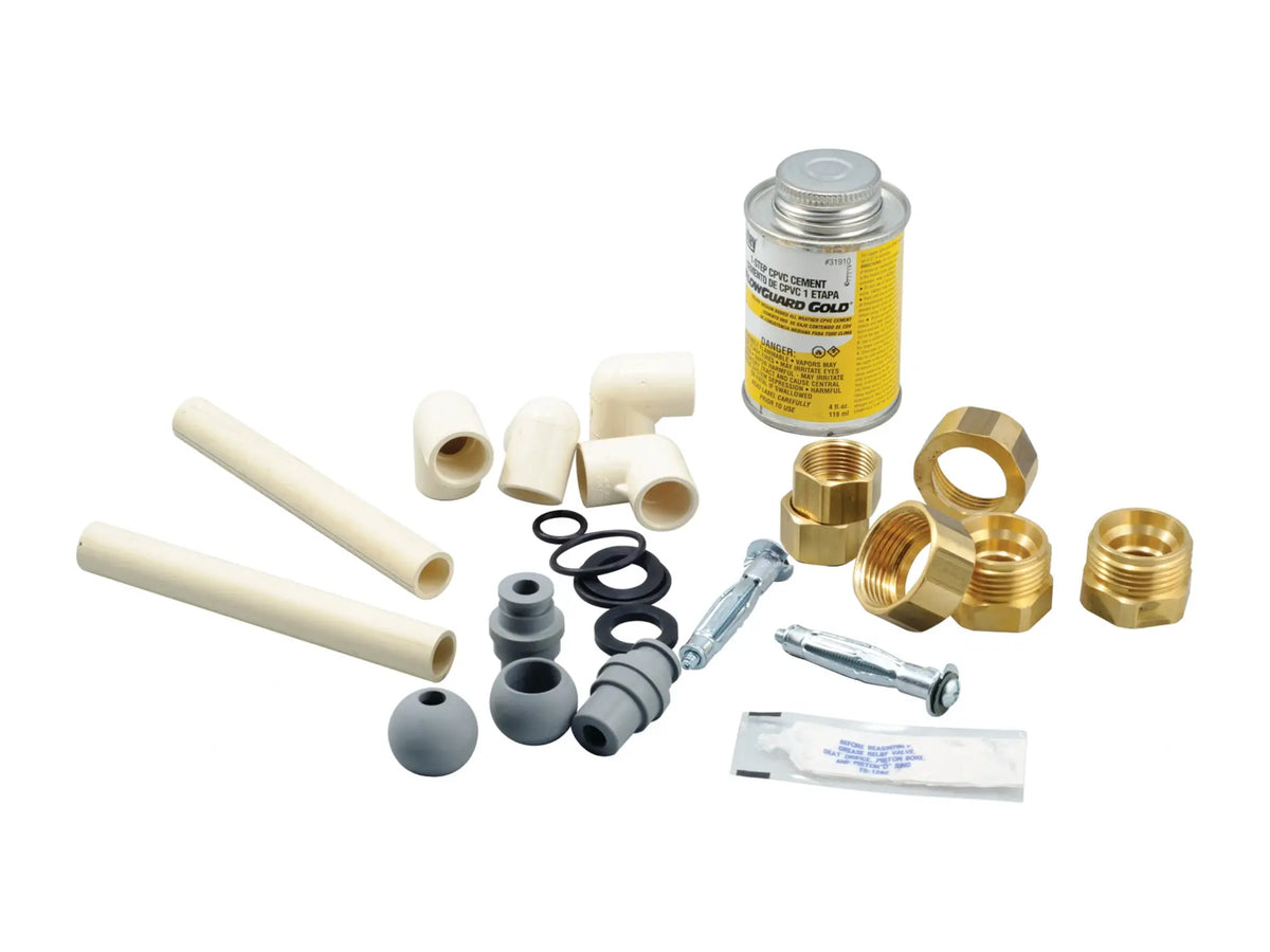 Watts 0004800, Retrofit Kit for Existing Drain Installations with Straight or Angle Shutoff Valves