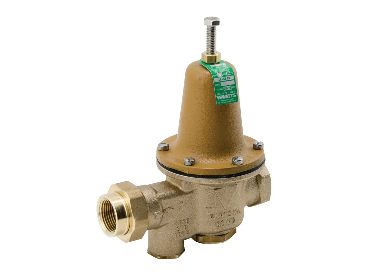 Watts 0009154, U5B Pressure Reducing Valve for Water with 1" NPT Connection