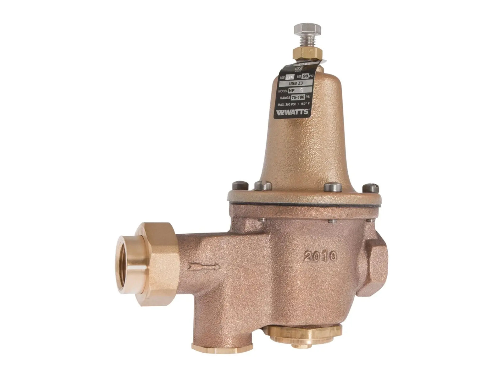 Watts 0009212, 2" LF Water Reducing Valve, 10-35# Gauge Top