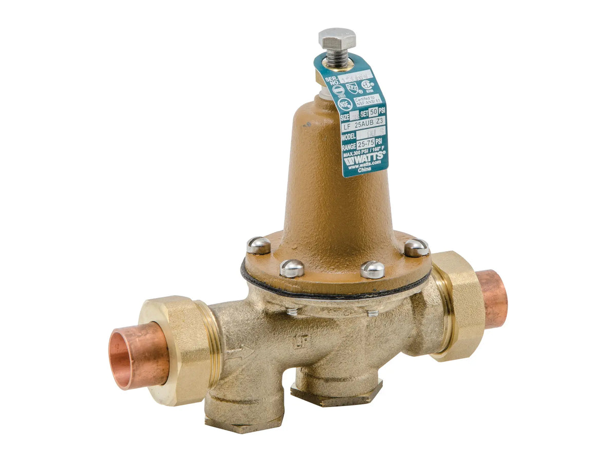 Watts 0009283, 3/4" SW LF25AUB-S-DU-Z3 Pressure Reducing Valve