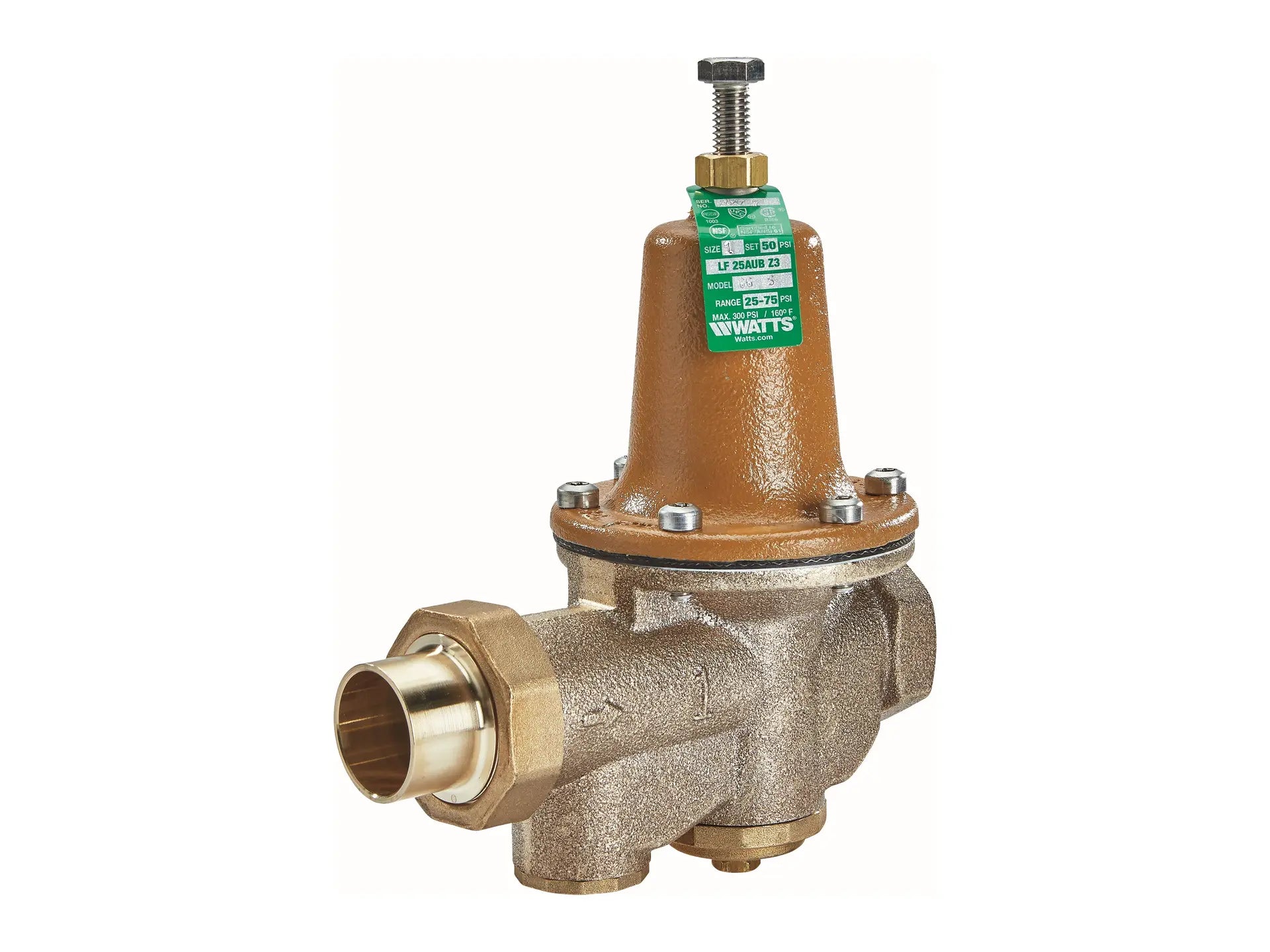 Watts 0009294, 3/4" SW LF25AUB-S-GG-Z3 Pressure Reducing Valve