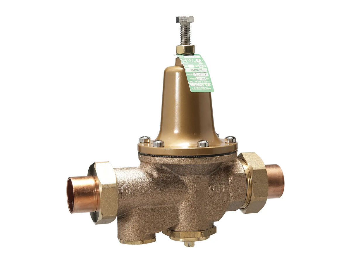 Watts 0009334, LF25AUB-S-DU-G-Z3 Pressure Reducing Valve 25/75#