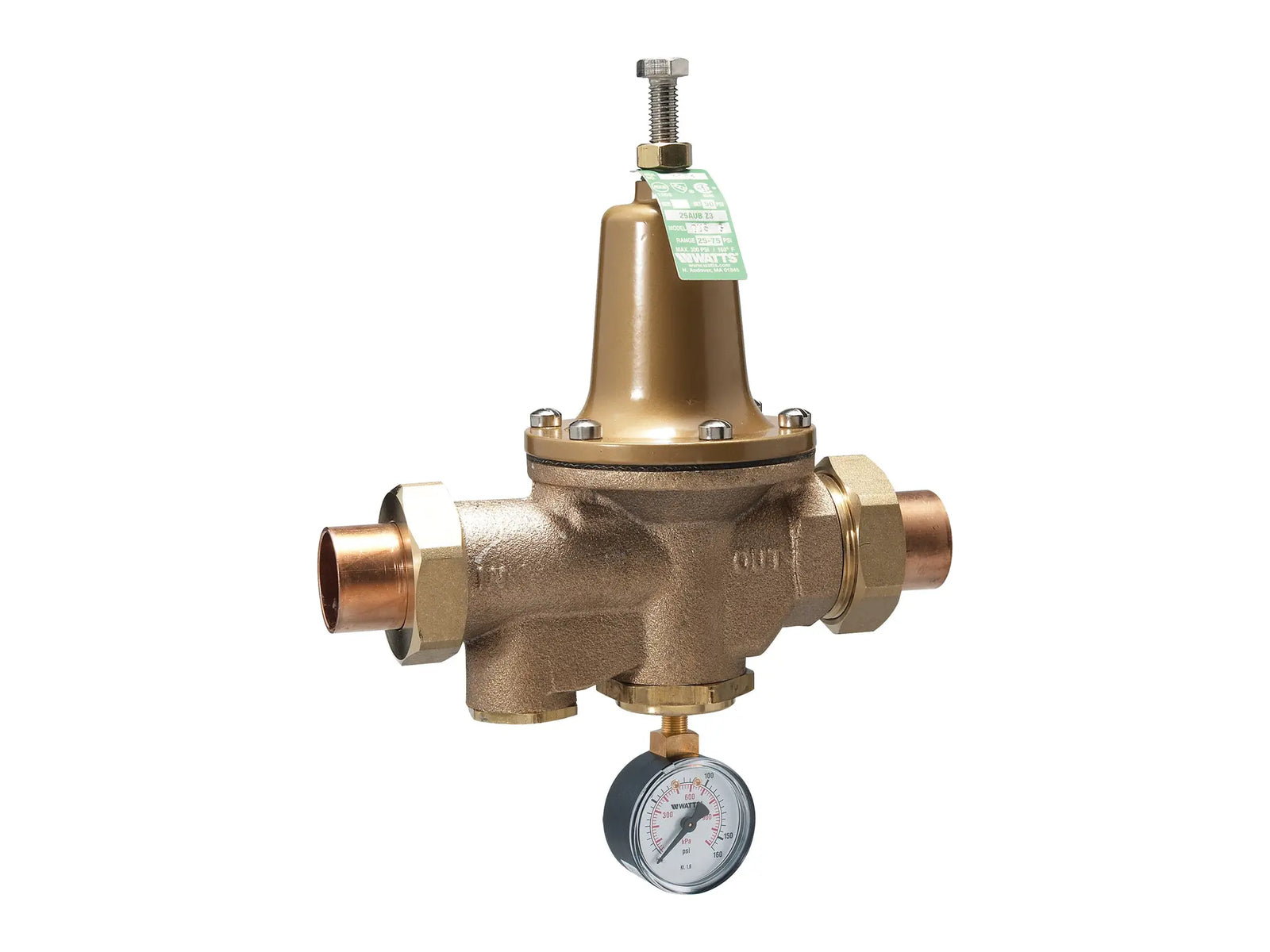 Watts 0009451, 2 LF25AUB-S-DU-GG-Z3 Pressure Reducing Valve
