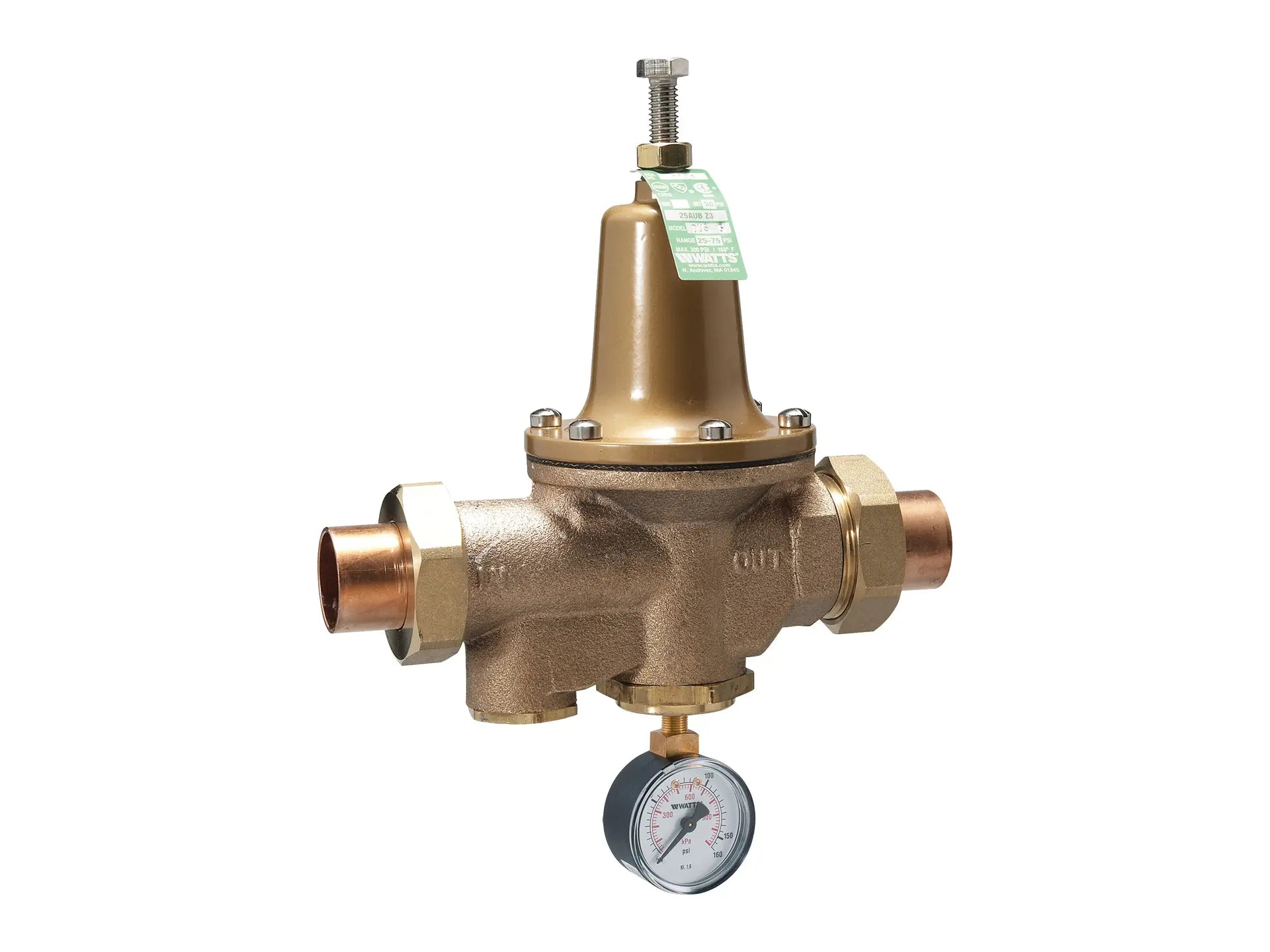 Watts 0009451, 2 LF25AUB-S-DU-GG-Z3 Pressure Reducing Valve