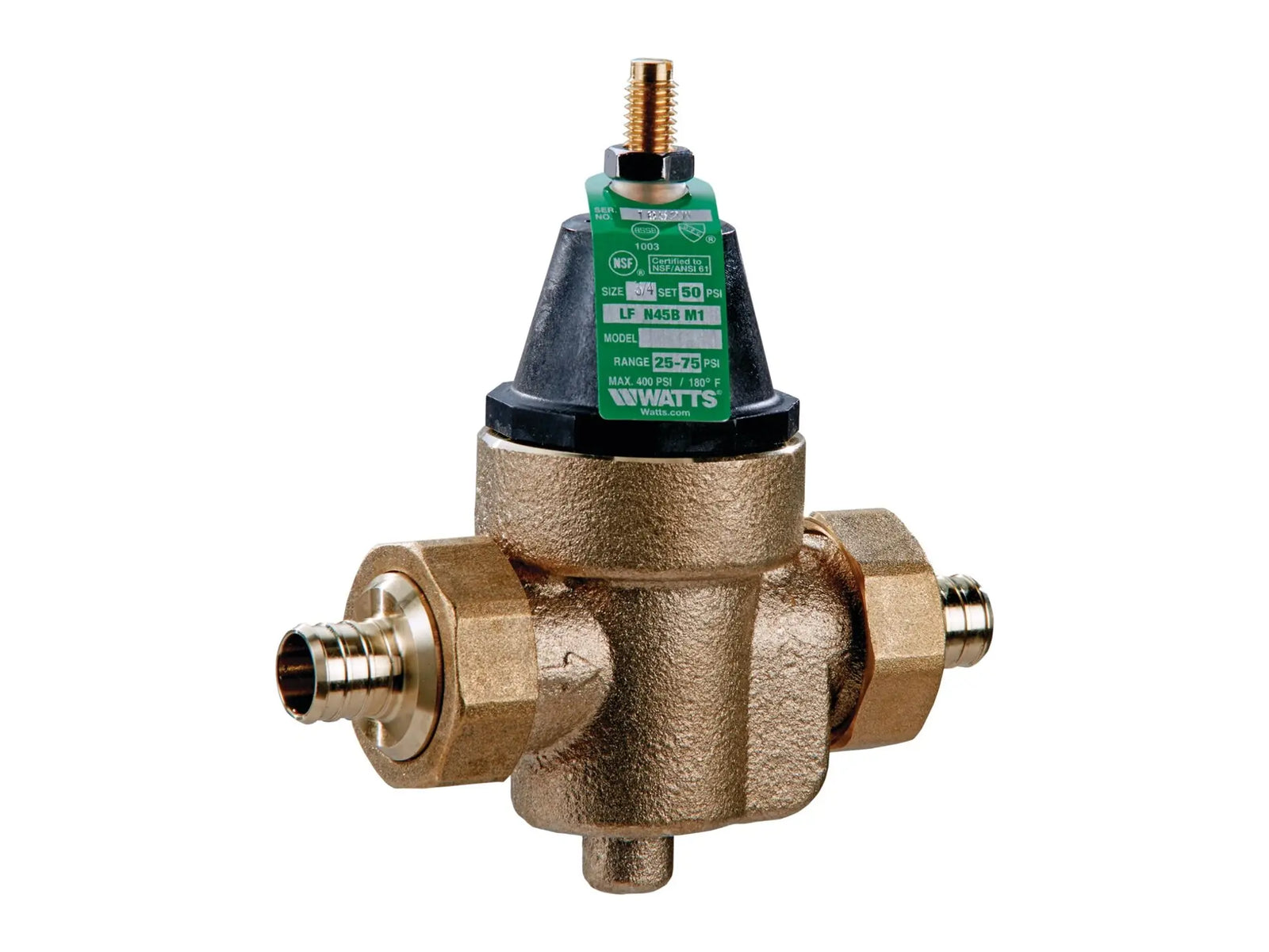 Watts 0009485, 3/4 LFN45BM1-DU PEXxPEX Valve