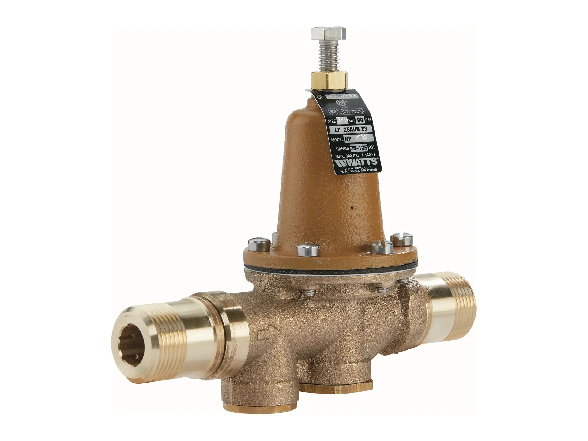 Watts 0009509, 3/4 LF25AUB-HP-Z6 Pressure Reducing Valve