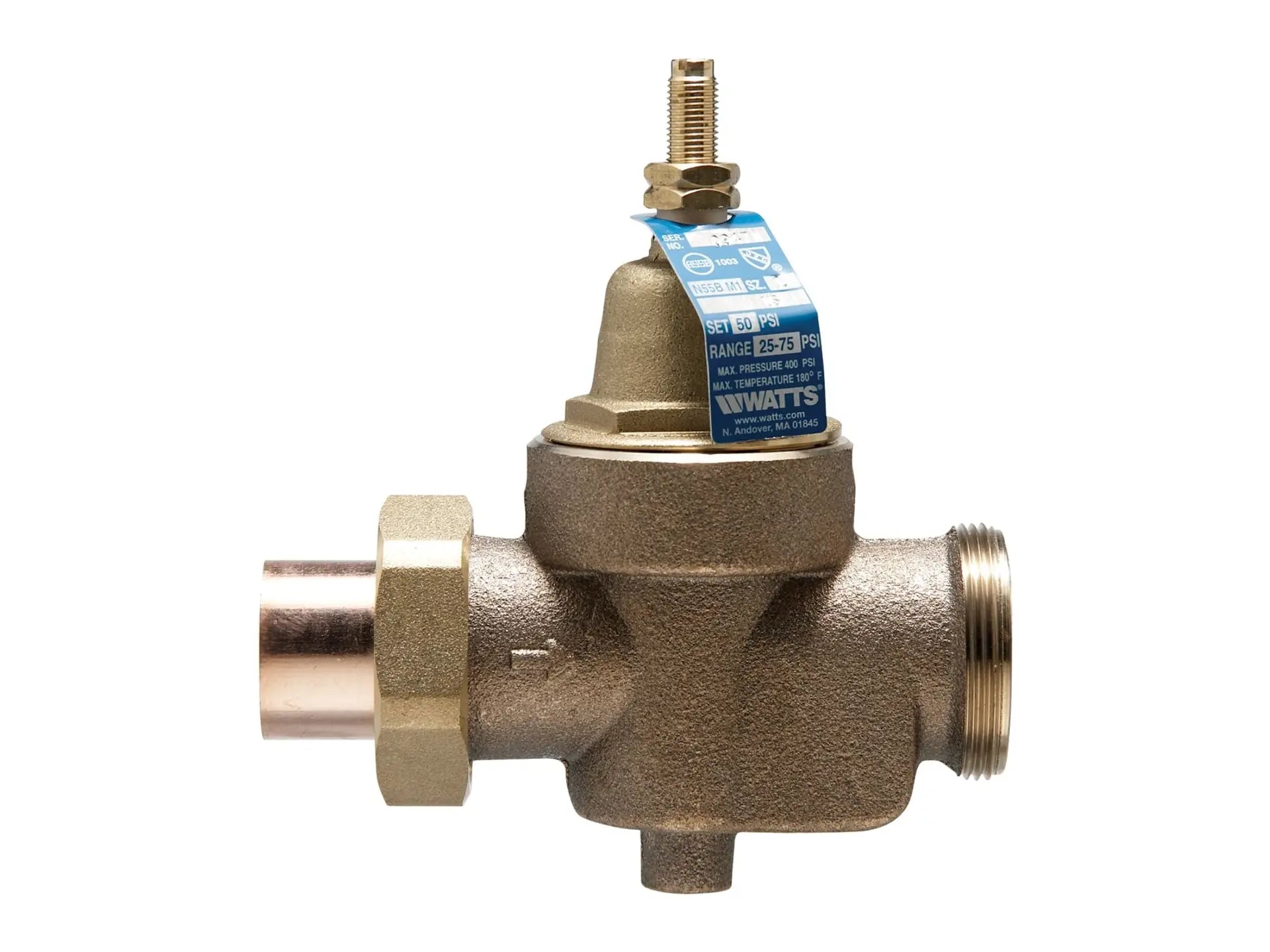 Watts 0009540, 1/2" LFN55BM1-US Pressure Reducing Valve