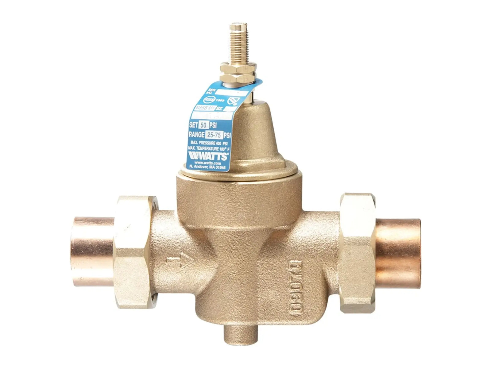 Watts 0009586, 3/4" LFN55BM1-DU-S Pressure Reducing Valve