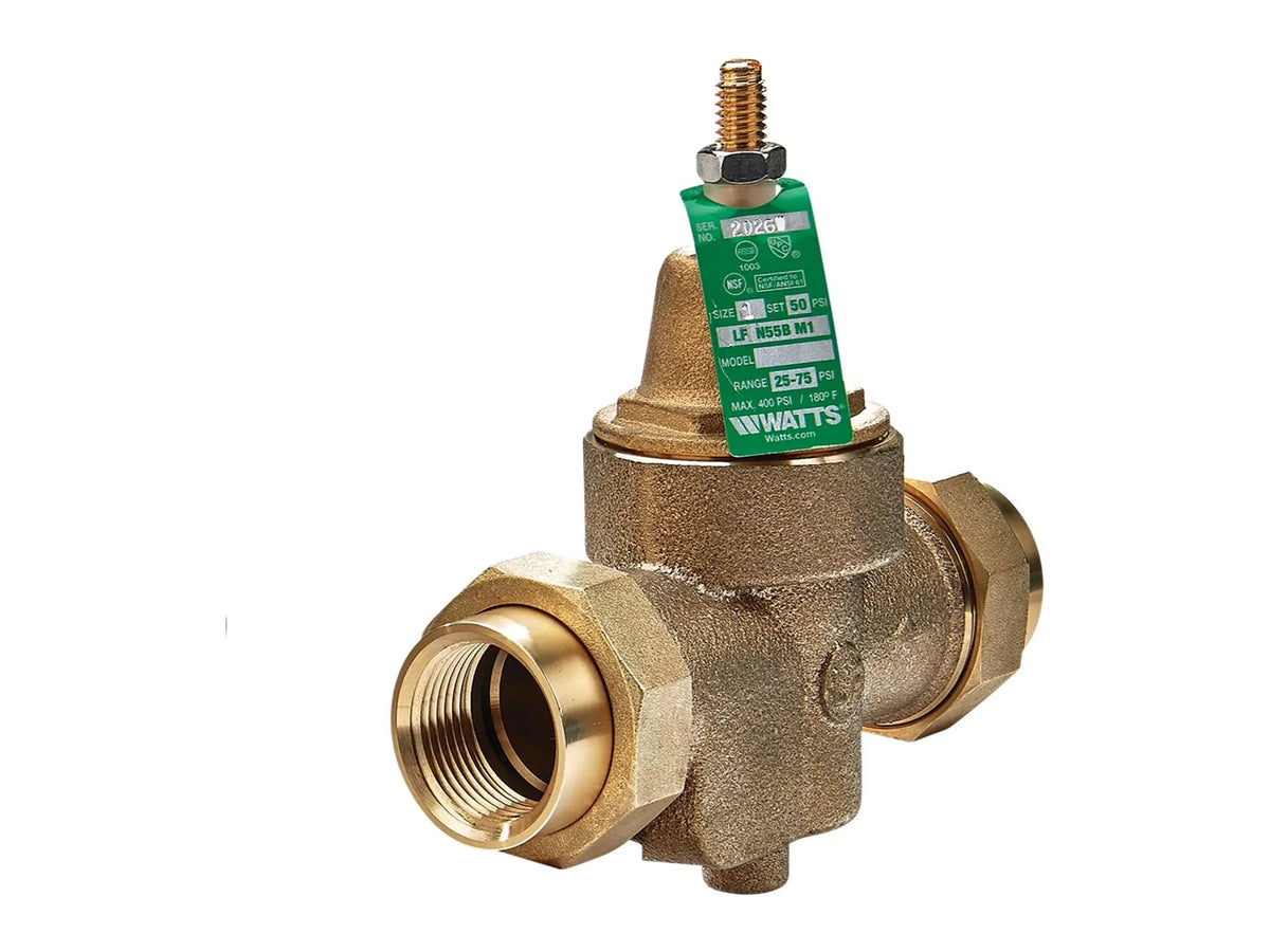 Watts 0009643, 1" Water Pressure Reducing Valve