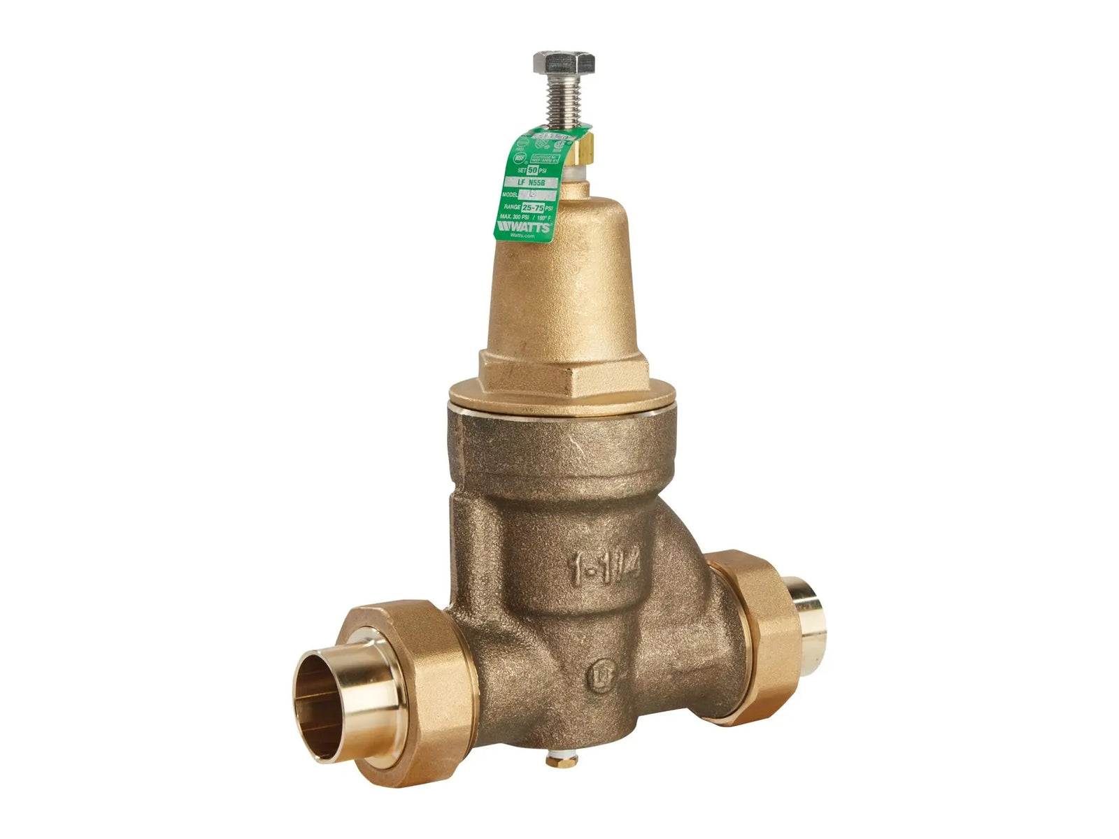 Watts 0009773, 1-1/2" LFN55BDU-S-G Valve