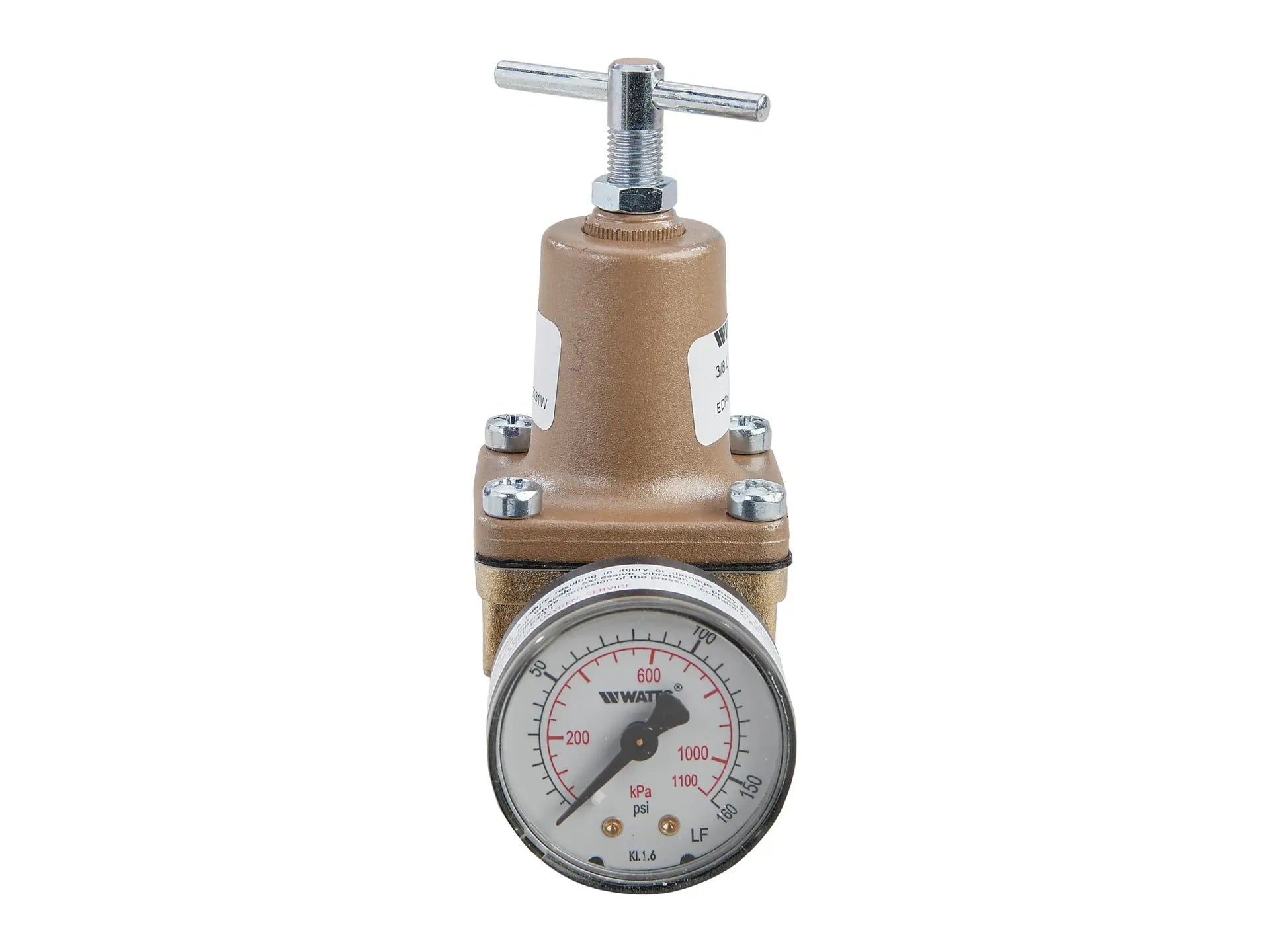 Watts 0009829, 3/8" Water Regulator LF263AG 10-125 PSI