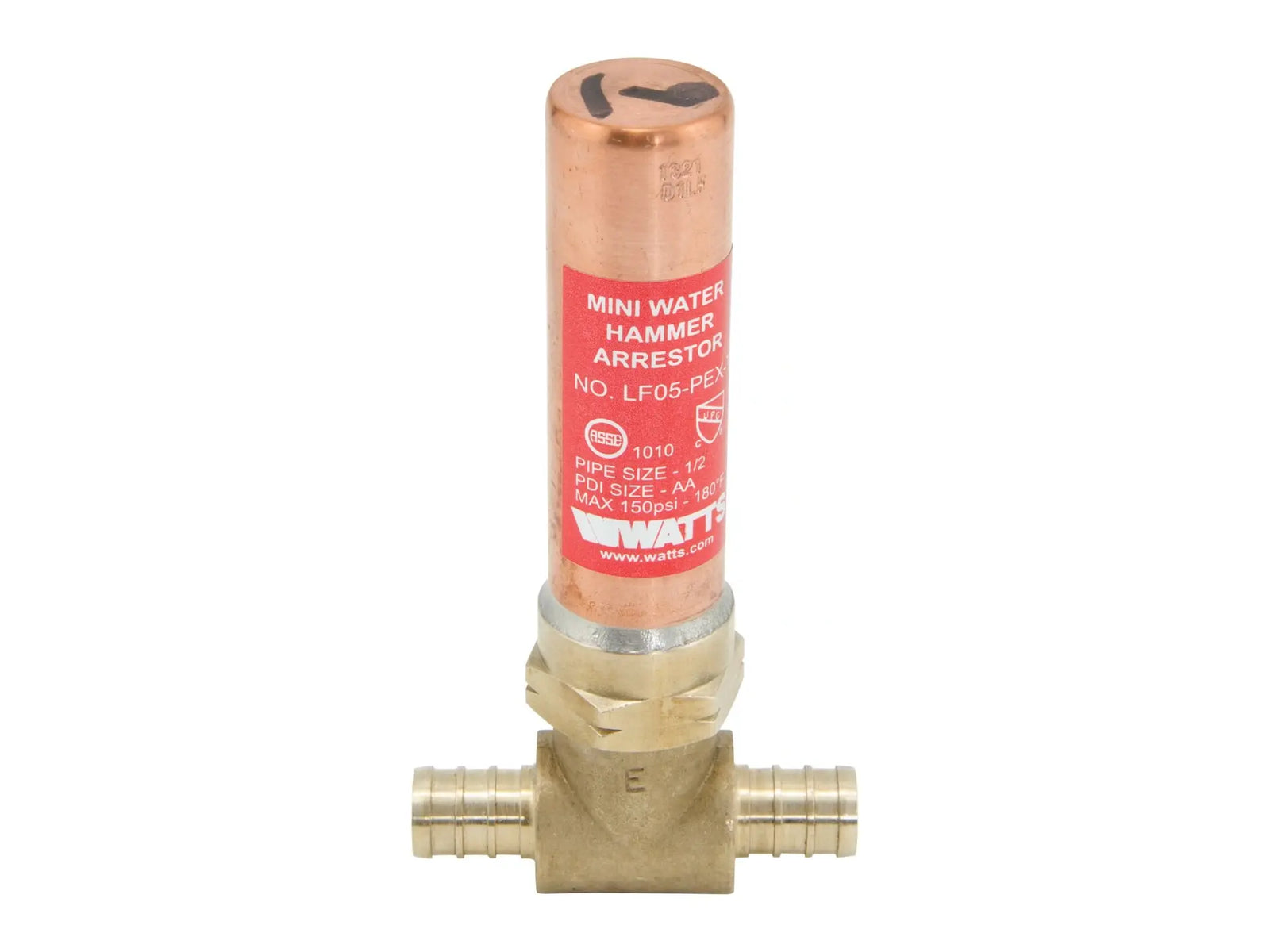 Watts 0009857, 1/2" LF05 PEX T Valve