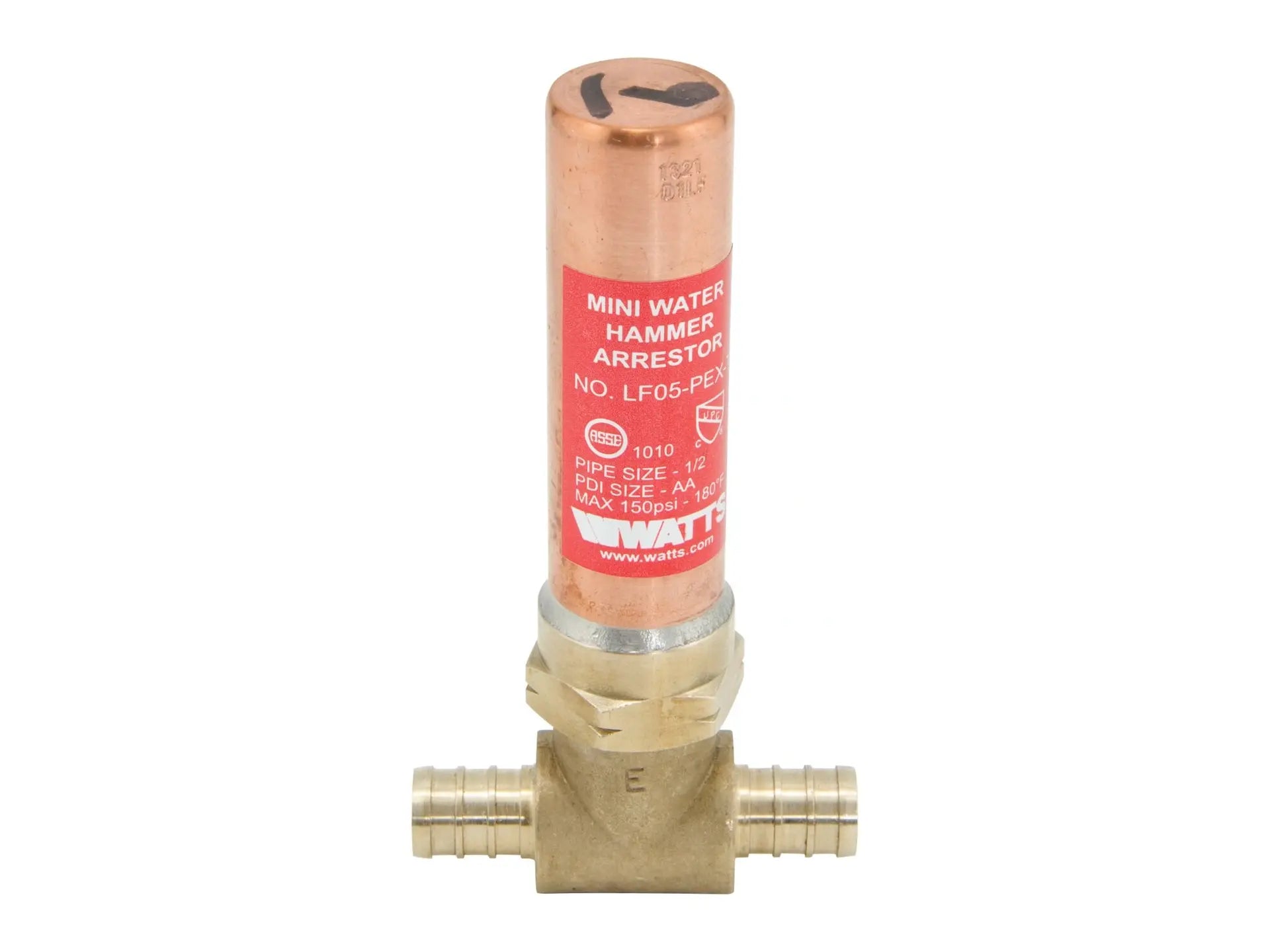Watts 0009857, 1/2" LF05 PEX T Valve
