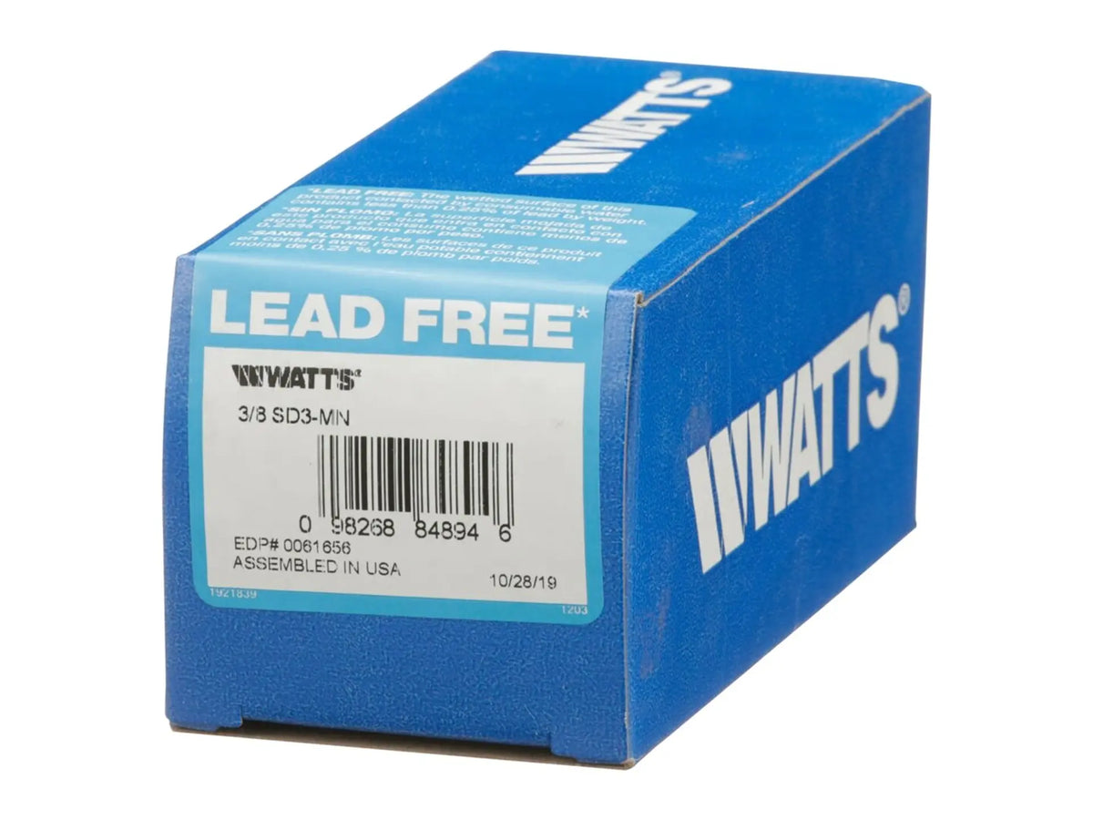 Watts 0061656, SD3 MN 3/8 Valve