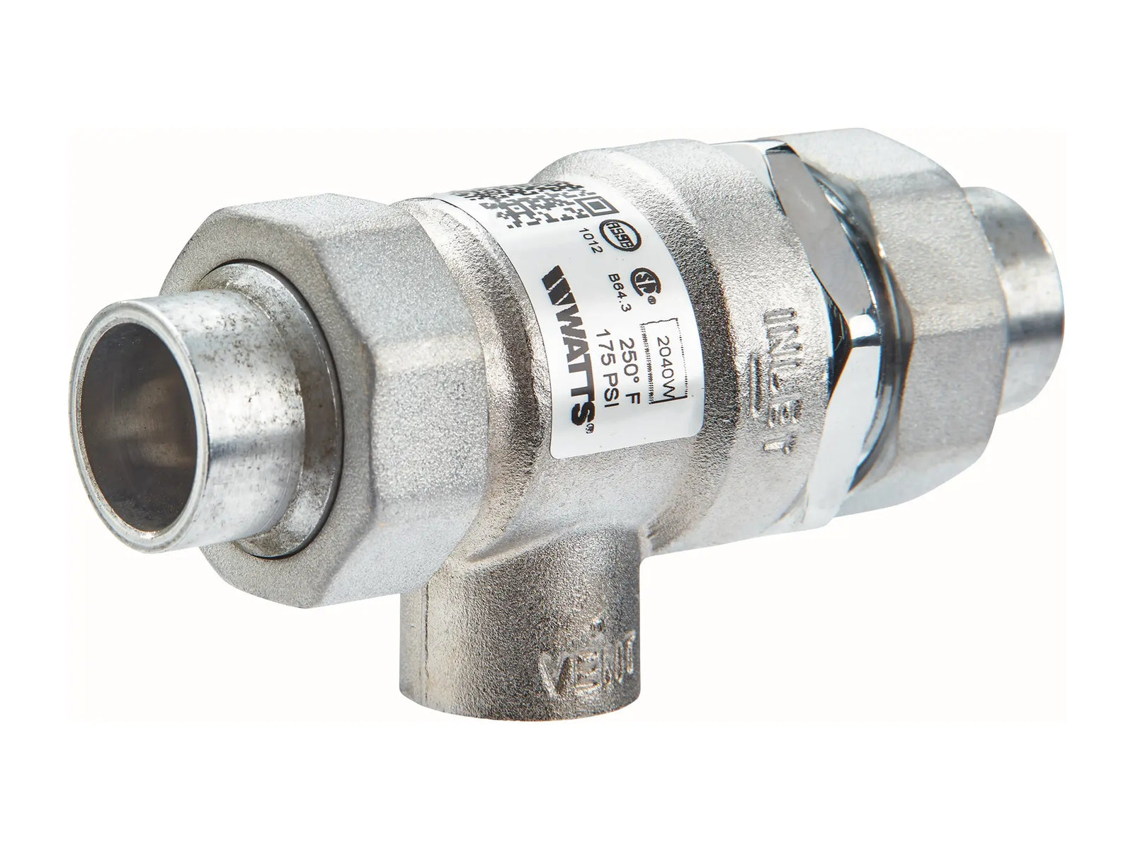 Watts 0061971, 3/4" Dual Check Valve with Strainer