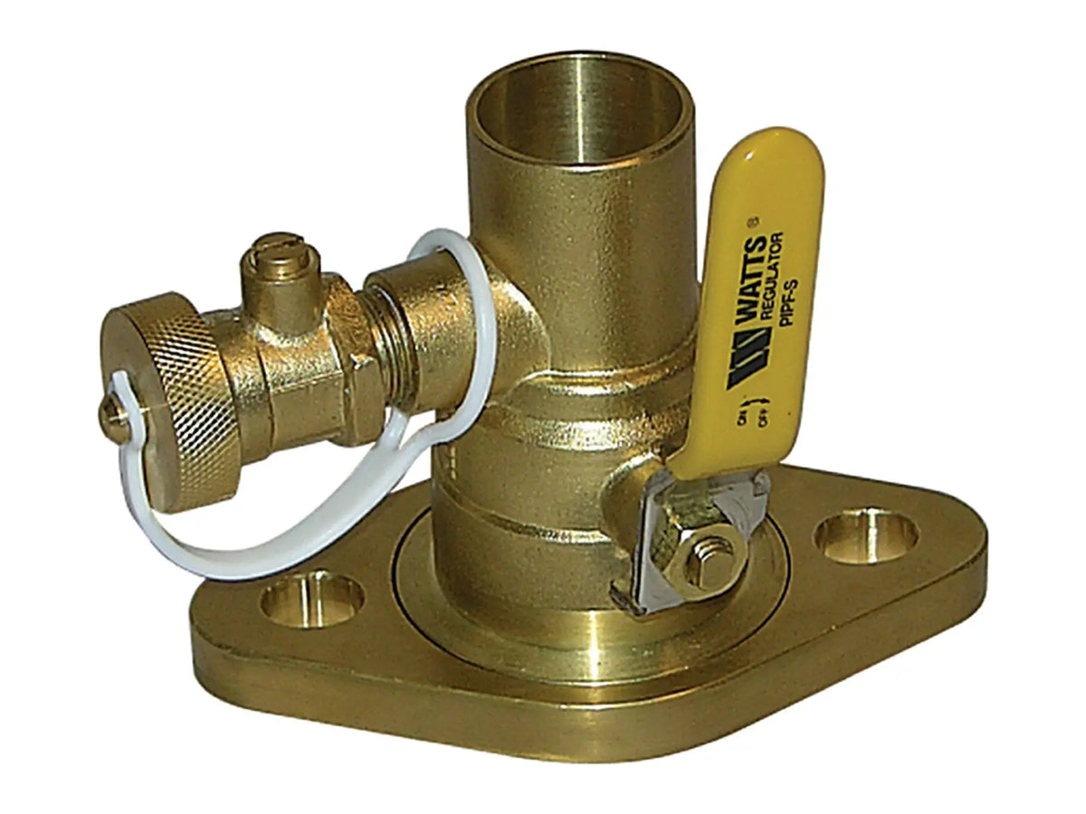 Watts 0067795, 1 1/4" Isolation Pump Flange, Solder, Purge Port and Swivel Flange