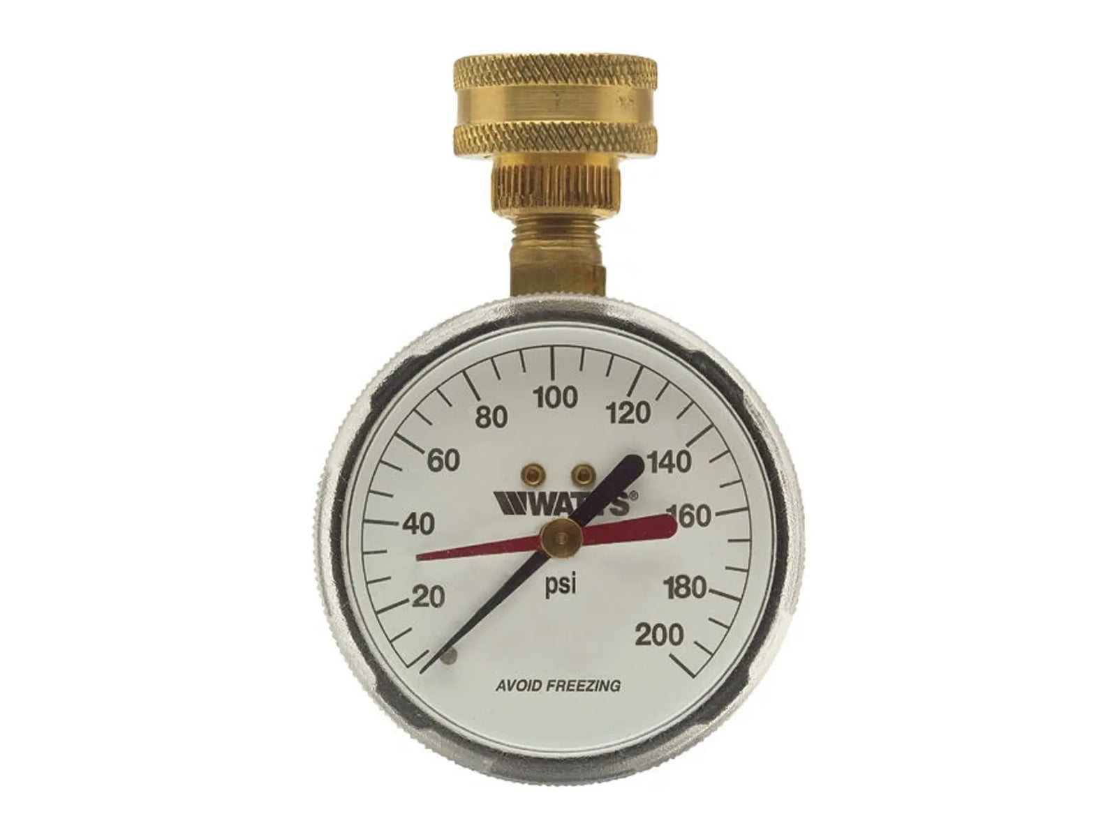 Watts 0069770, 0-200 PSI 2.5" Dial Hose Gauge