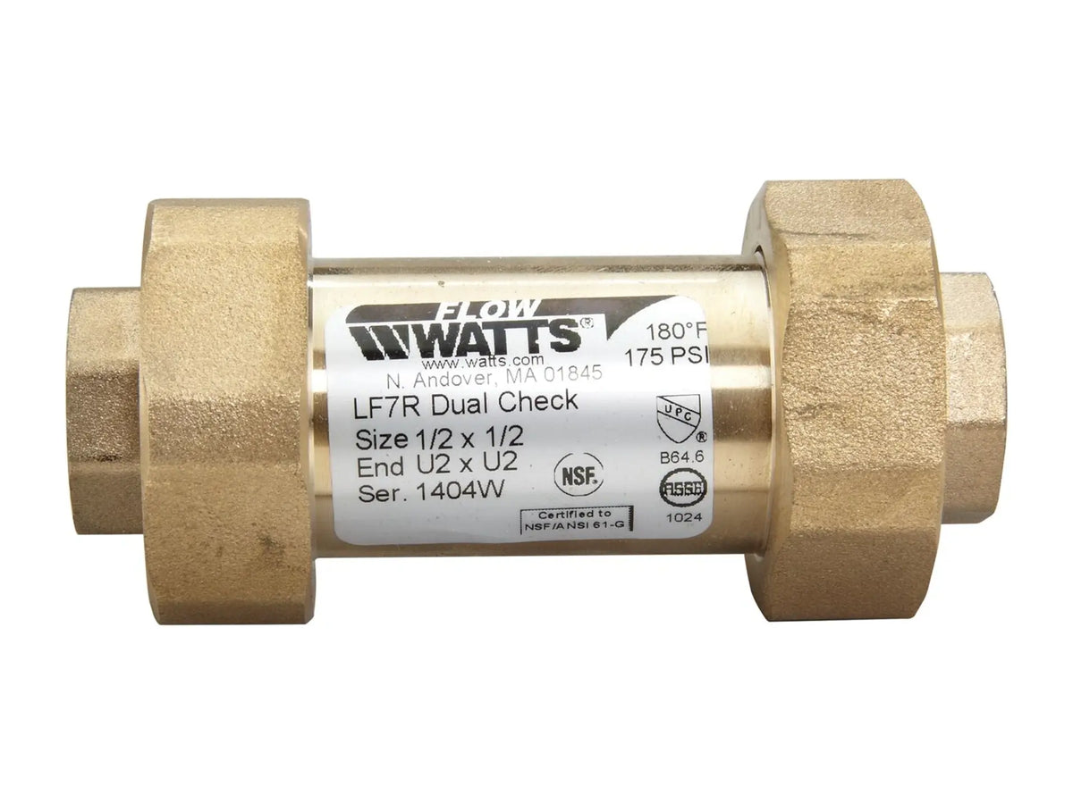 Watts 0072206, 7-1/2 Dual Check Backflow Preventer