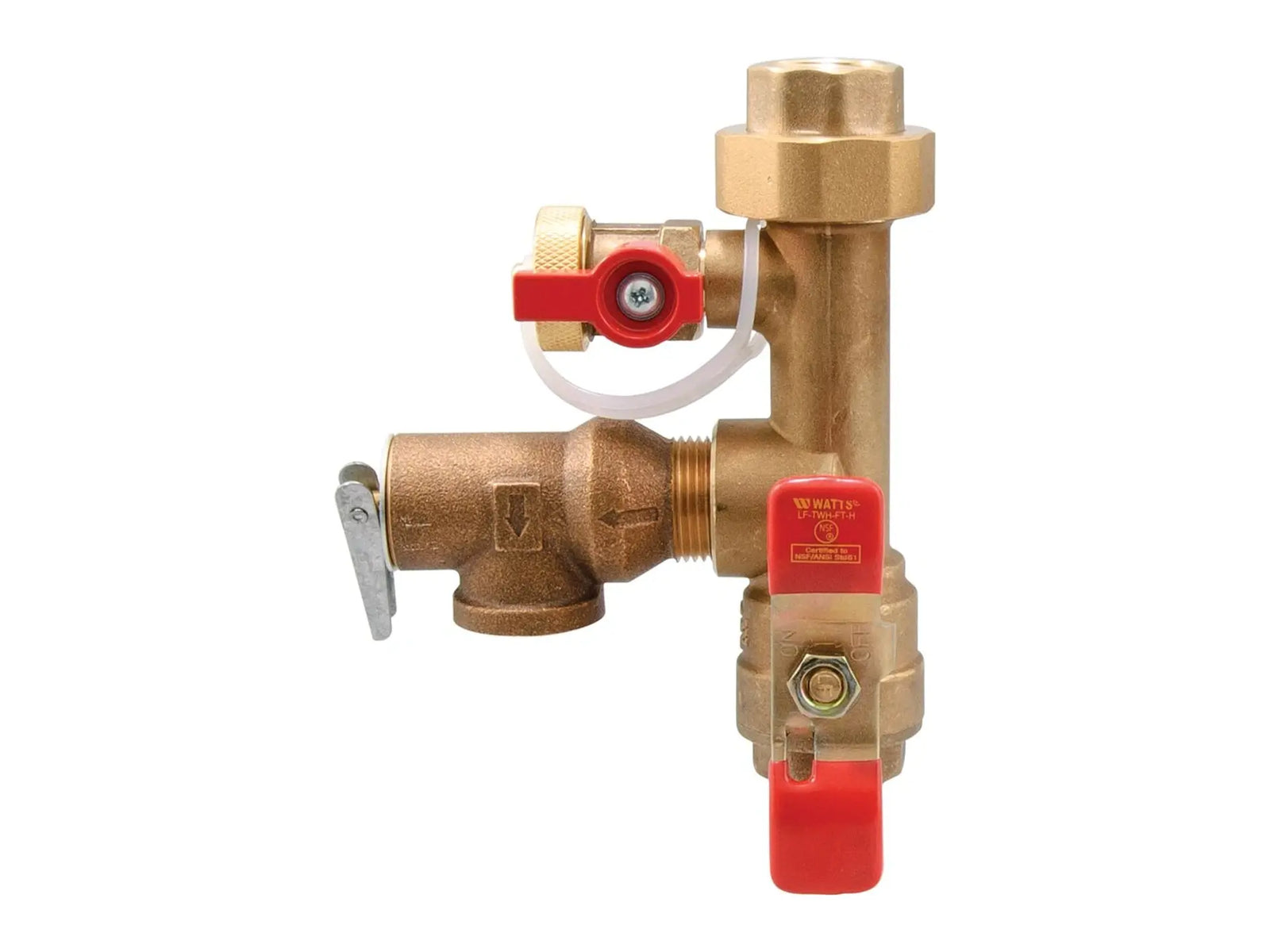 Watts 0100149, 3/4" Lead Free Tankless Water Heater Valve Set, Hot Water Valve with FPT End Connections