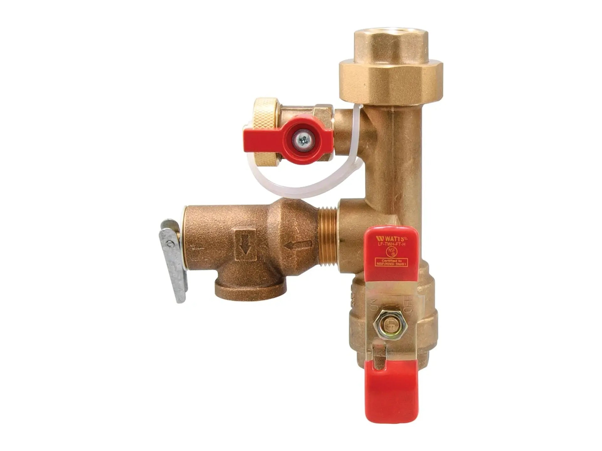 Watts 0100149, 3/4" Lead Free Tankless Water Heater Valve Set, Hot Water Valve with FPT End Connections