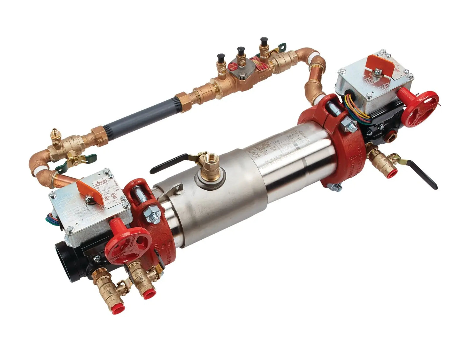 Watts 0111849, 2-1/2" 757DCDA Double Check Detector Assembly Backflow Preventers