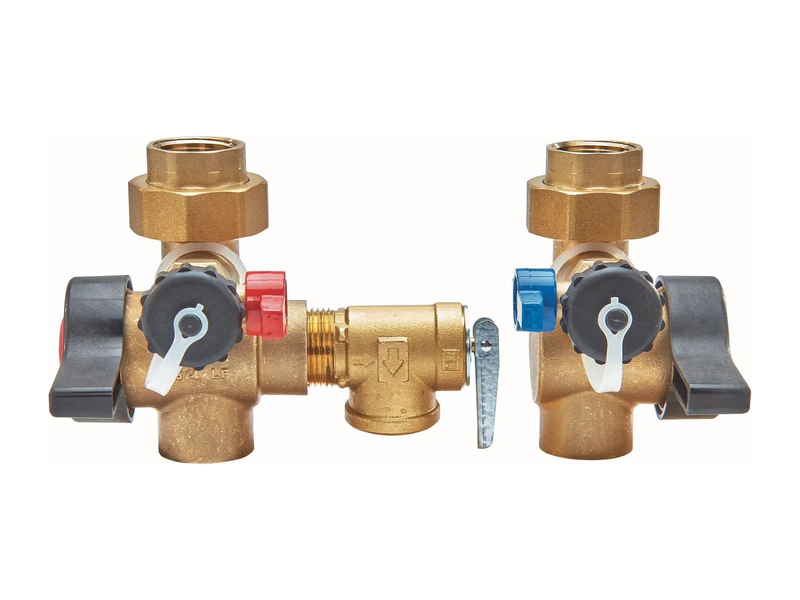 Watts 0120008, 3/4" Lead Free Tankless Water Heater Valve Set with VersaFit Technology